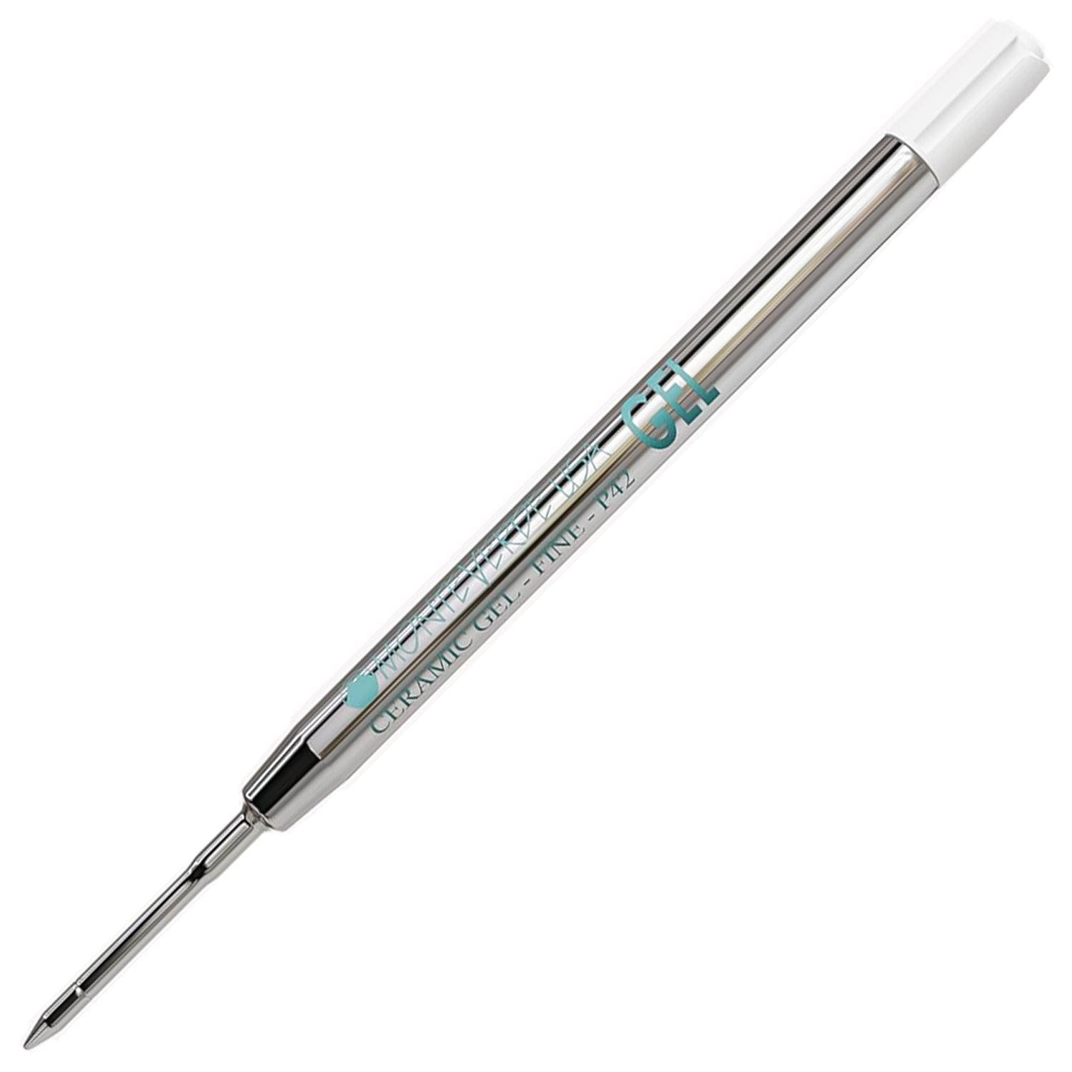 Monteverde Capless Ballpoint Pen Gel Refill (to fit Parker - Turquoise - Pack of 2)
