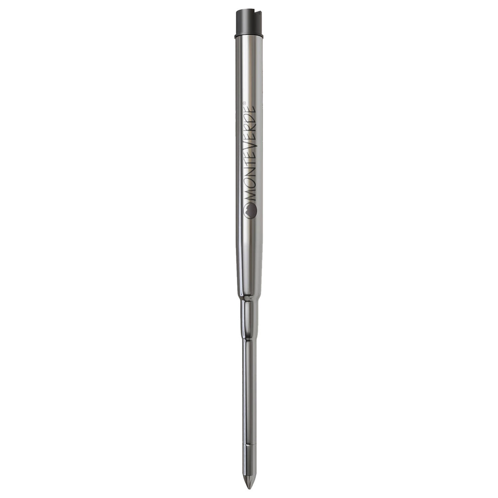 Monteverde Capless Ballpoint Pen Gel Refill (to fit Sheaffer & Sailor - Black - Pack of 2)