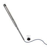 Monteverde Capless Ballpoint Pen Gel Refill (to fit Sheaffer & Sailor - Black - Pack of 2)