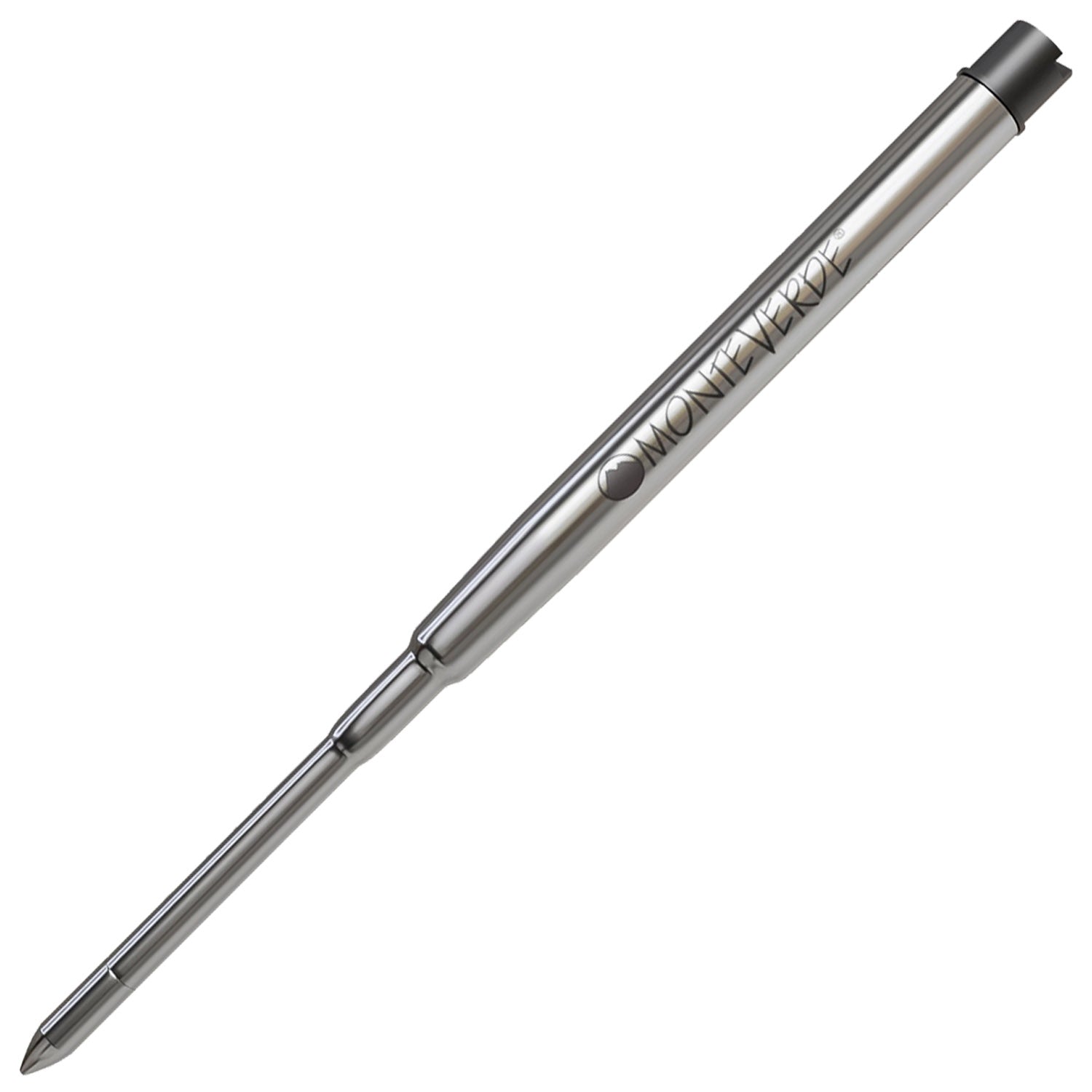 Monteverde Capless Ballpoint Pen Gel Refill (to fit Sheaffer & Sailor - Black - Pack of 2)