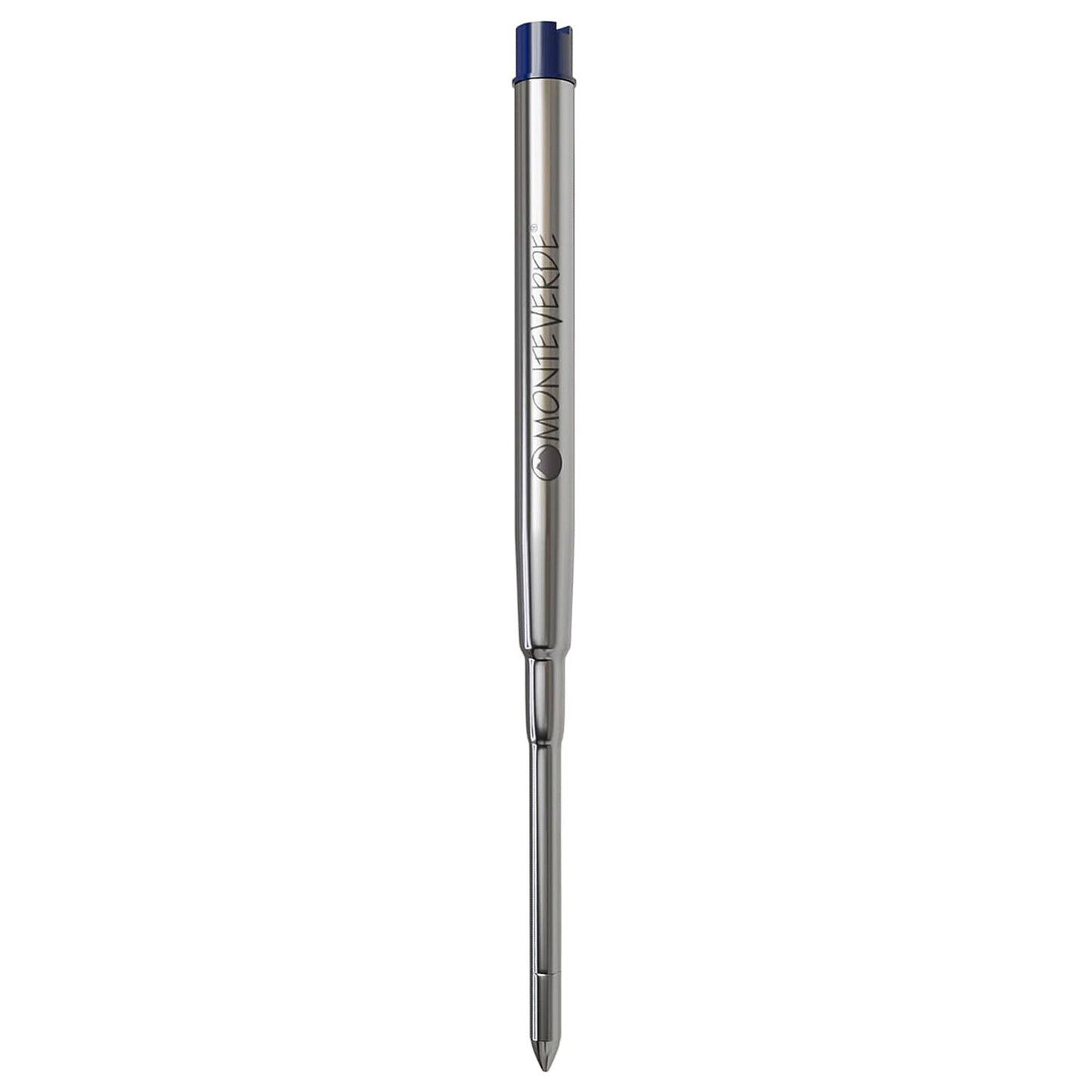 Monteverde Capless Ballpoint Pen Gel Refill (to fit Sheaffer & Sailor - Blue/Black - Pack of 2)