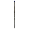 Monteverde Capless Ballpoint Pen Gel Refill (to fit Sheaffer & Sailor - Blue/Black - Pack of 2)