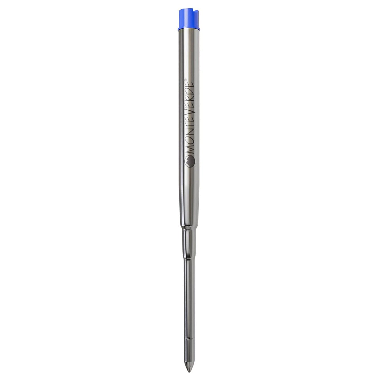 Monteverde Capless Ballpoint Pen Gel Refill (to fit Sheaffer & Sailor - Blue - Pack of 2)