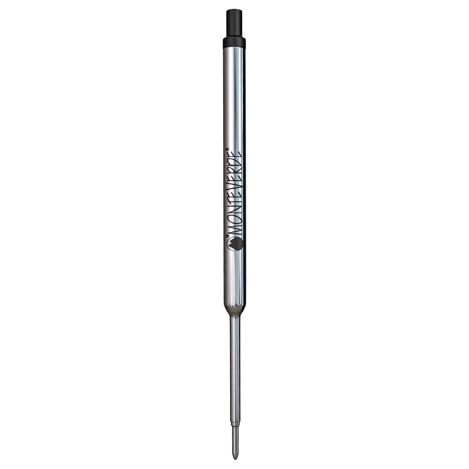 Monteverde Capless Ballpoint Pen Gel Refill (to fit Waterman - Black - Pack of 2)