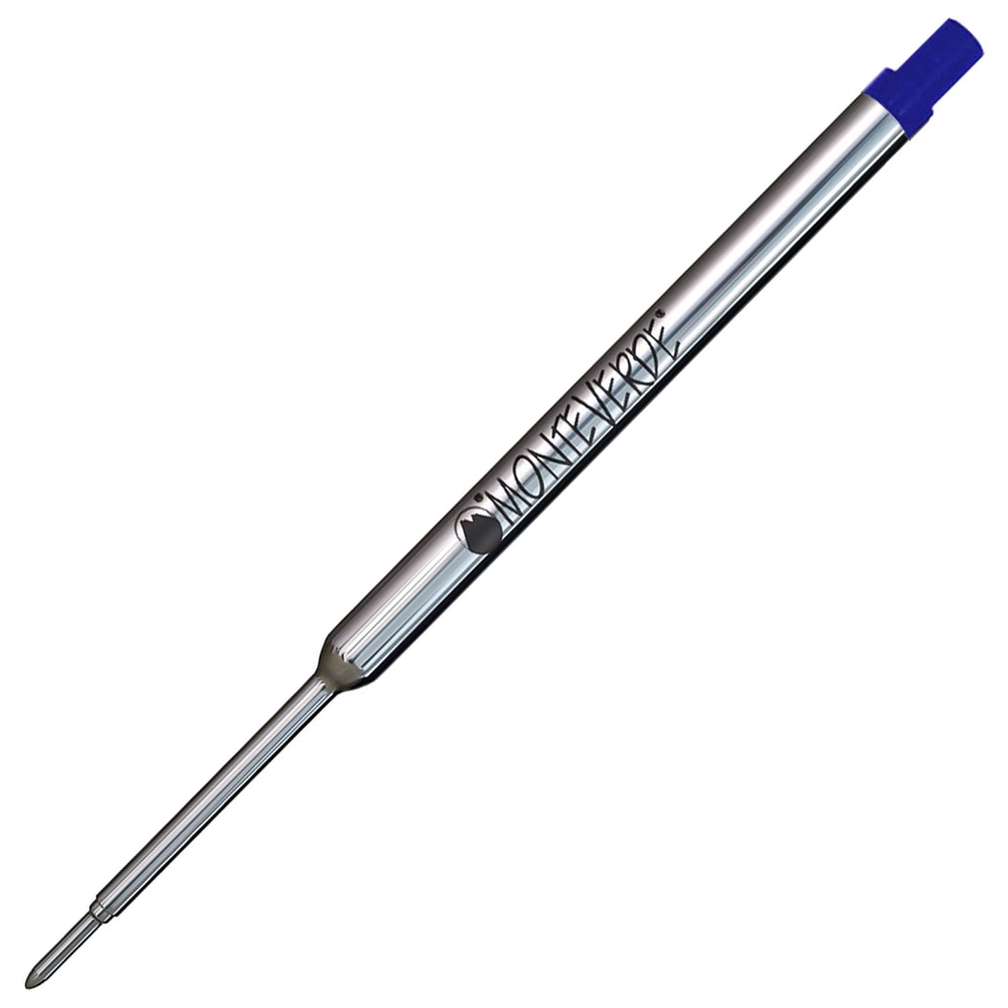 Monteverde Capless Ballpoint Pen Gel Refill (to fit Waterman - Blue - Pack of 2)