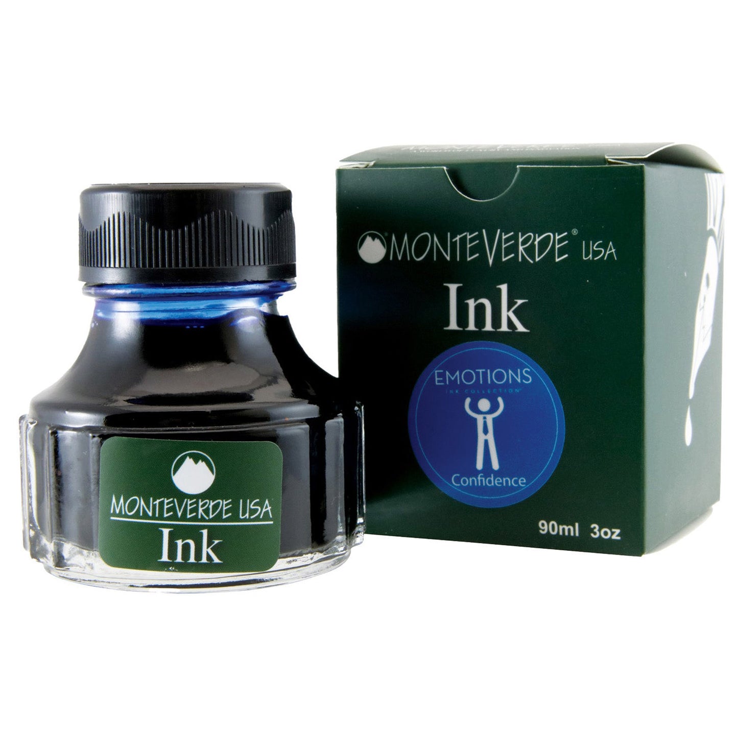 Monteverde Emotions Ink Bottle (Confidence Blue - 90 ML) G308CL