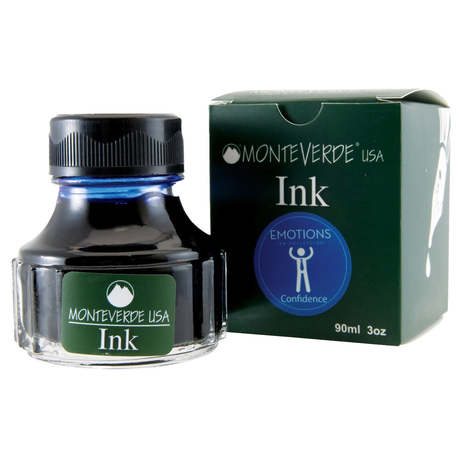 Monteverde Emotions Ink Bottle (Confidence Blue - 90 ML) G308CL