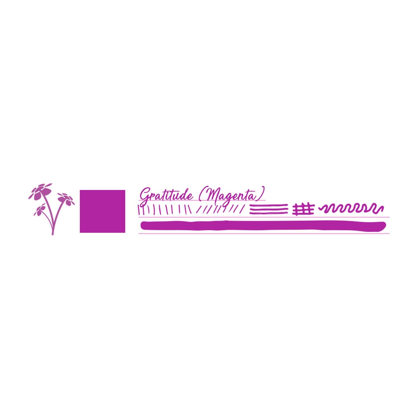 Monteverde Emotions Ink Bottle (Gratitude Magenta - 30 ML) G309GM