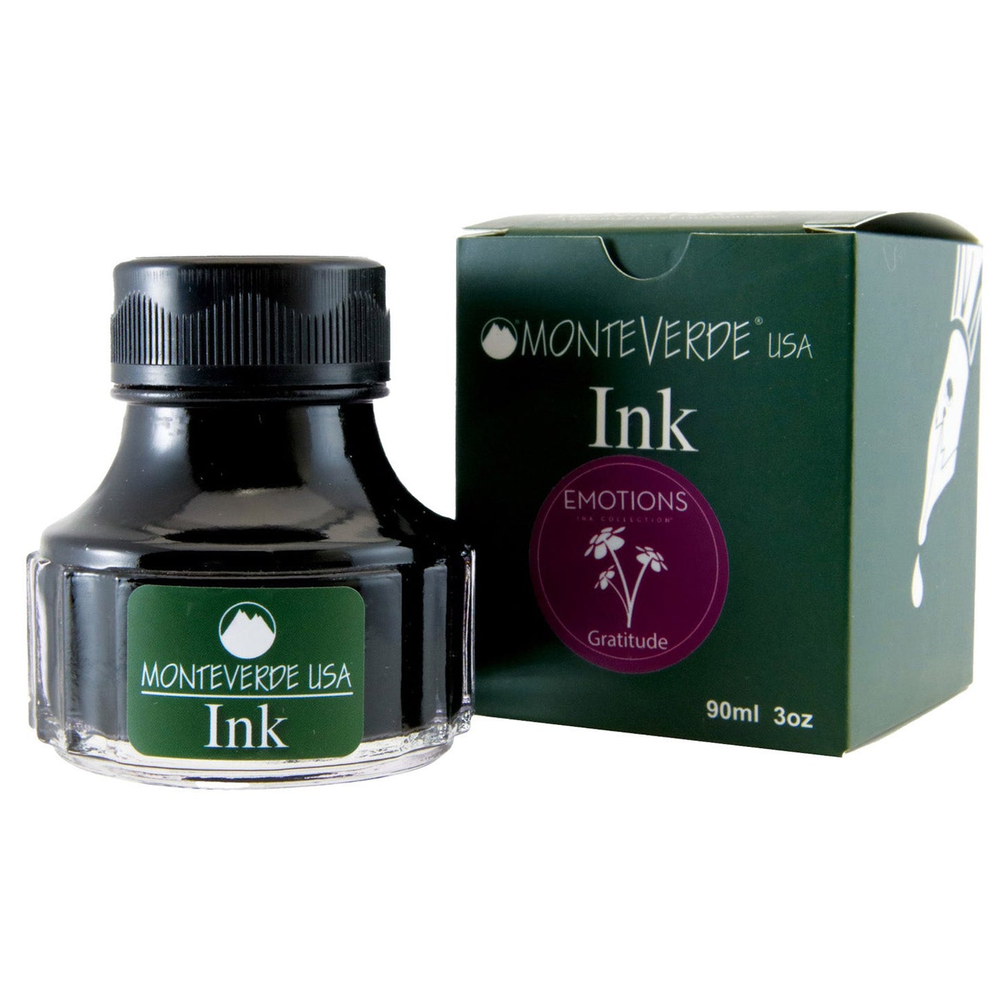 Monteverde Emotions Ink Bottle (Gratitude Magenta - 90 ML) G308GM