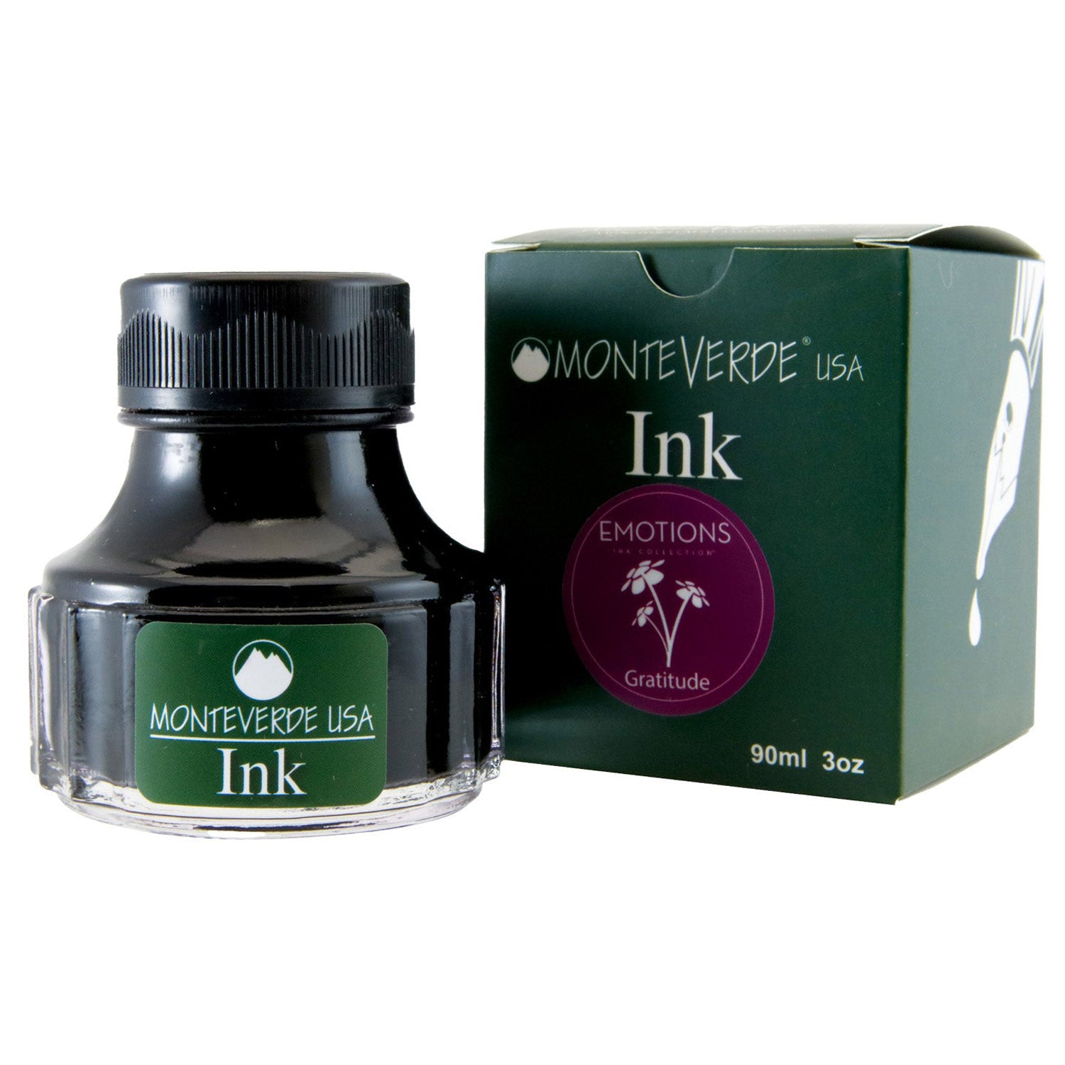 Monteverde Emotions Ink Bottle (Gratitude Magenta - 90 ML) G308GM