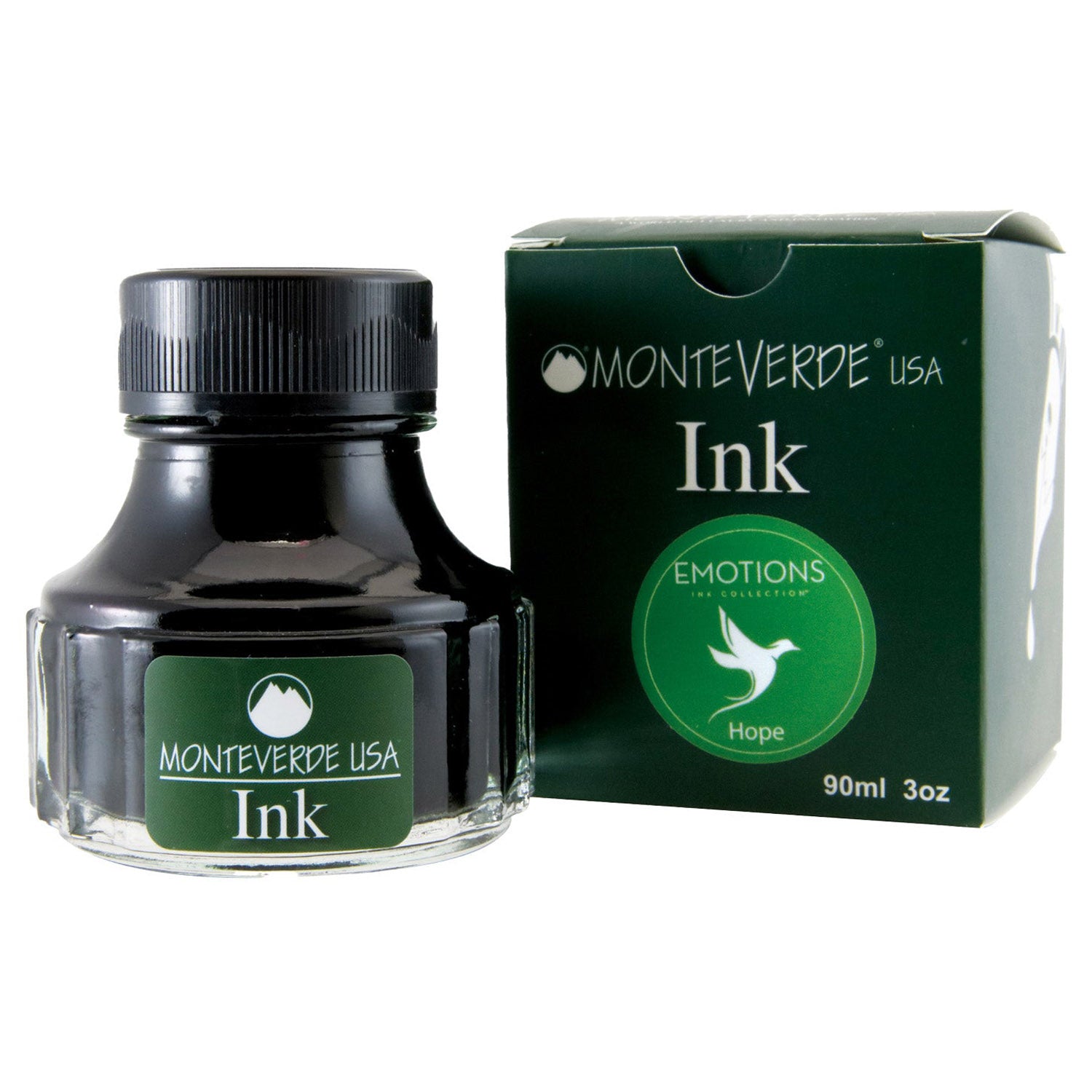 Monteverde Emotions Ink Bottle (Hope Green - 90 ML) G308HG