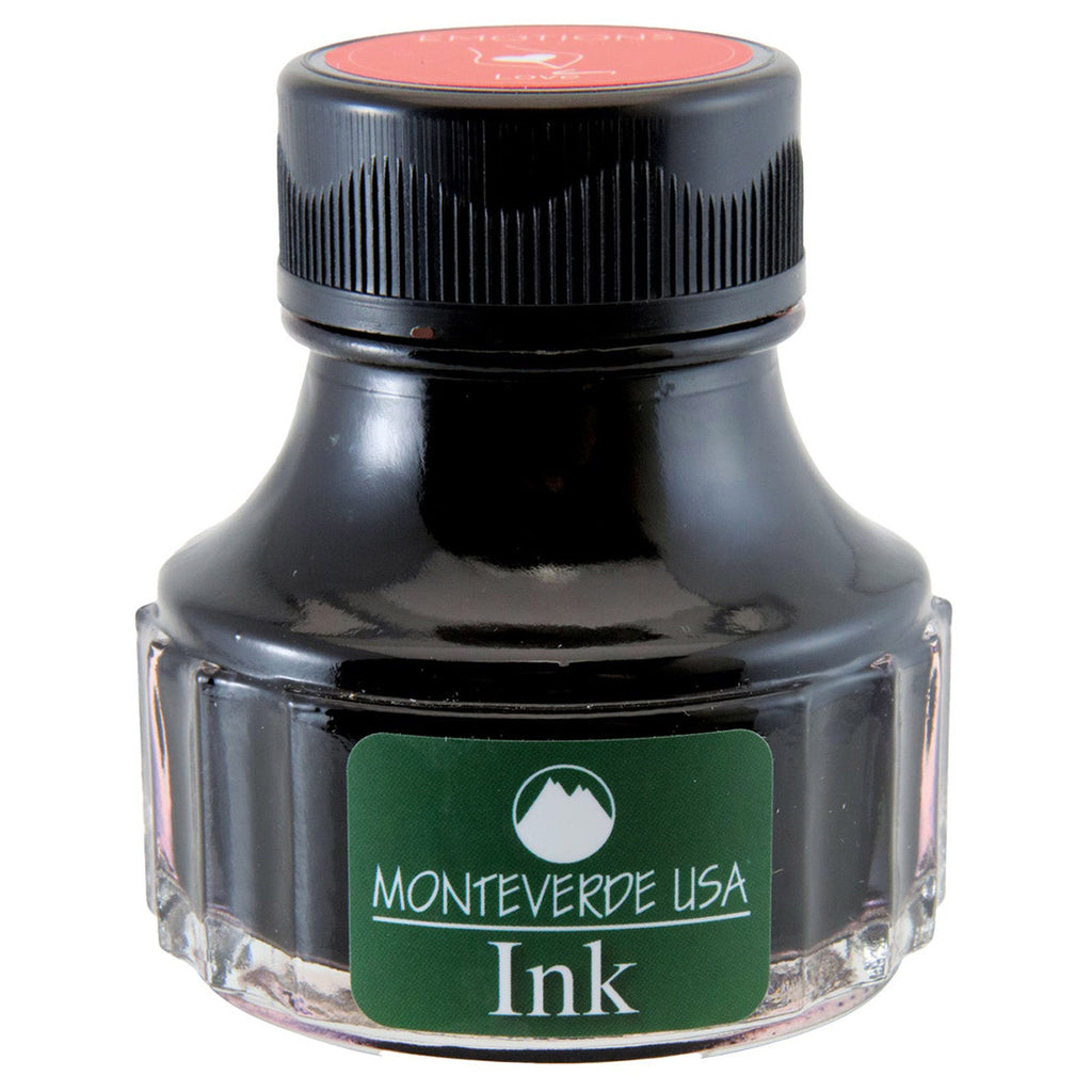 Monteverde Emotions Ink Bottle (Love Red - 90 ML) G308LR
