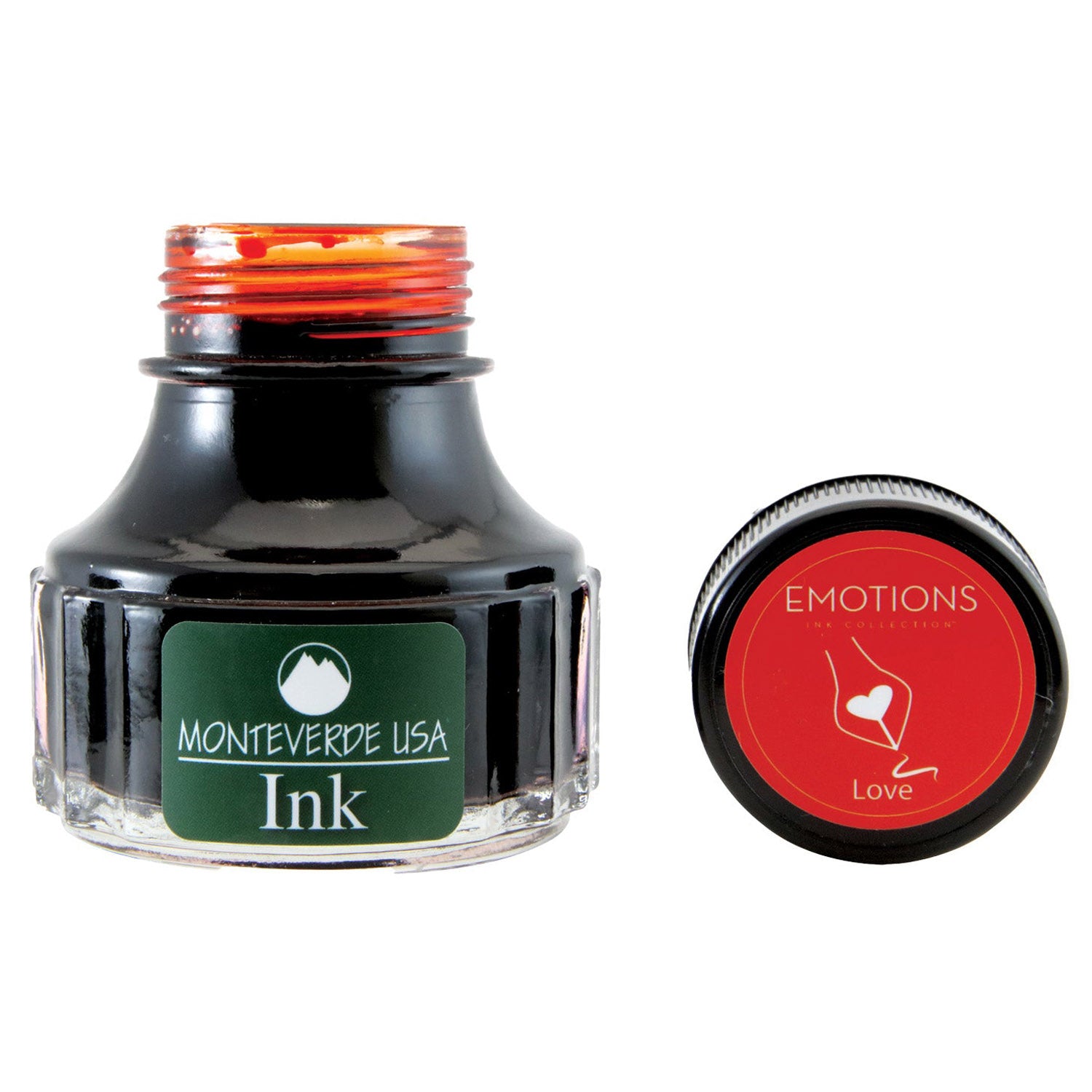 Monteverde Emotions Ink Bottle (Love Red - 90 ML) G308LR
