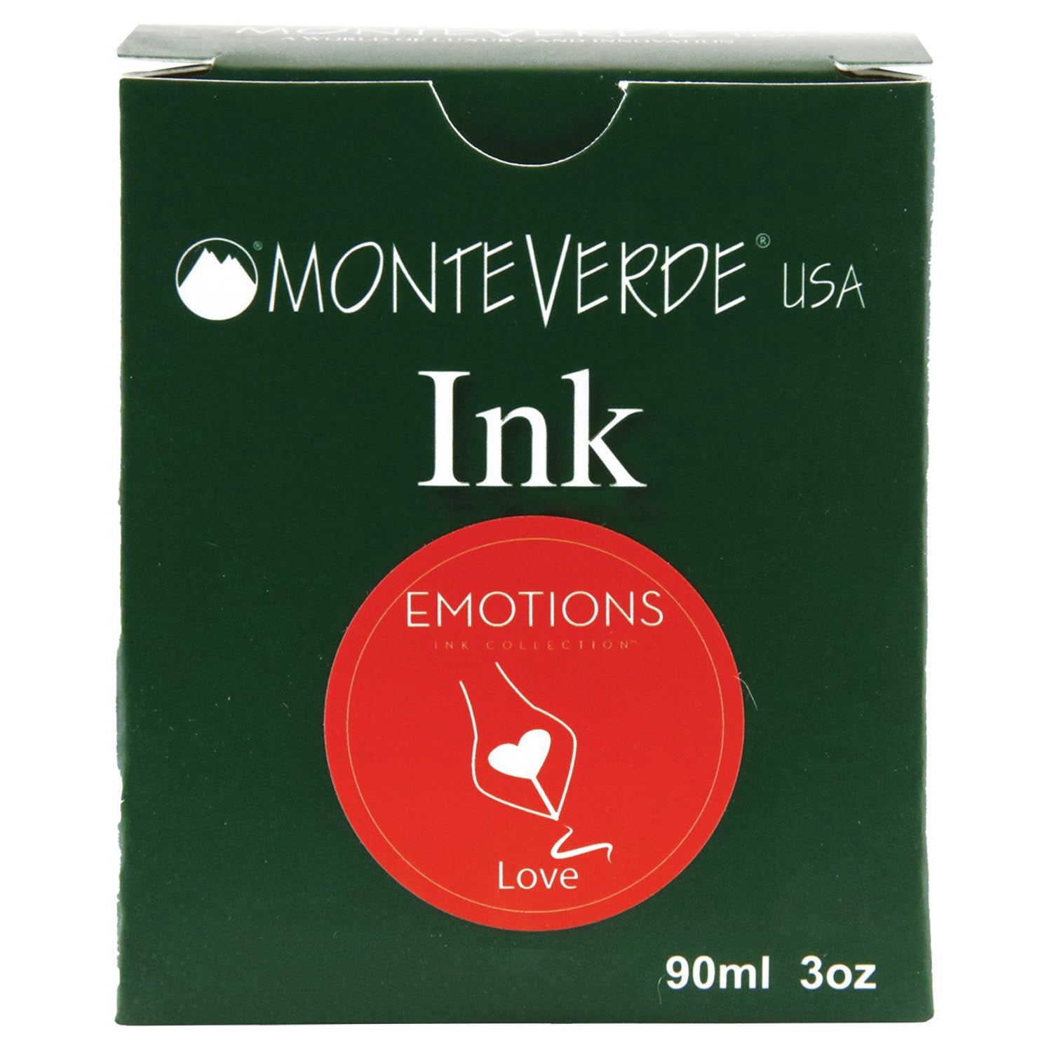 Monteverde Emotions Ink Bottle (Love Red - 90 ML) G308LR