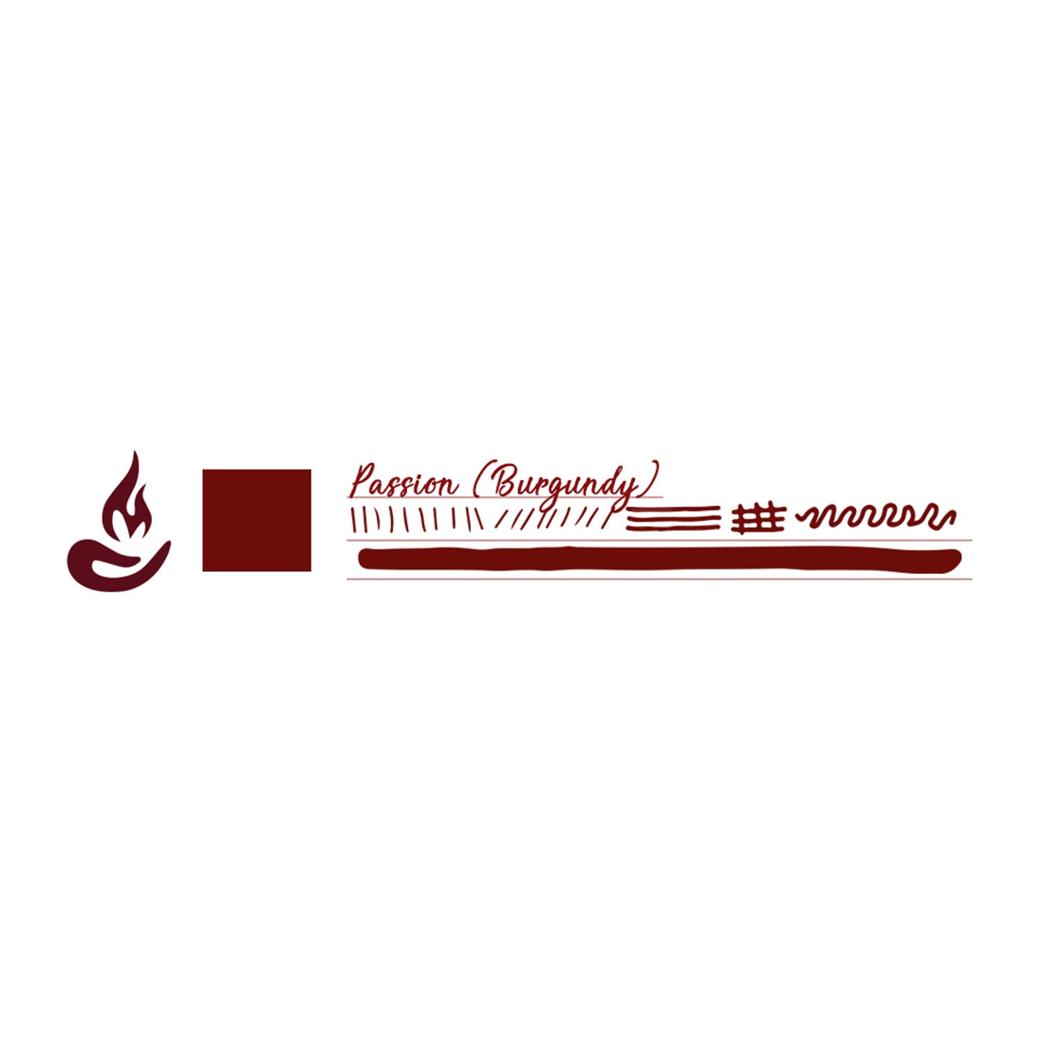 Monteverde Emotions Ink Bottle (Passion Burgundy - 30 ML) G309PB
