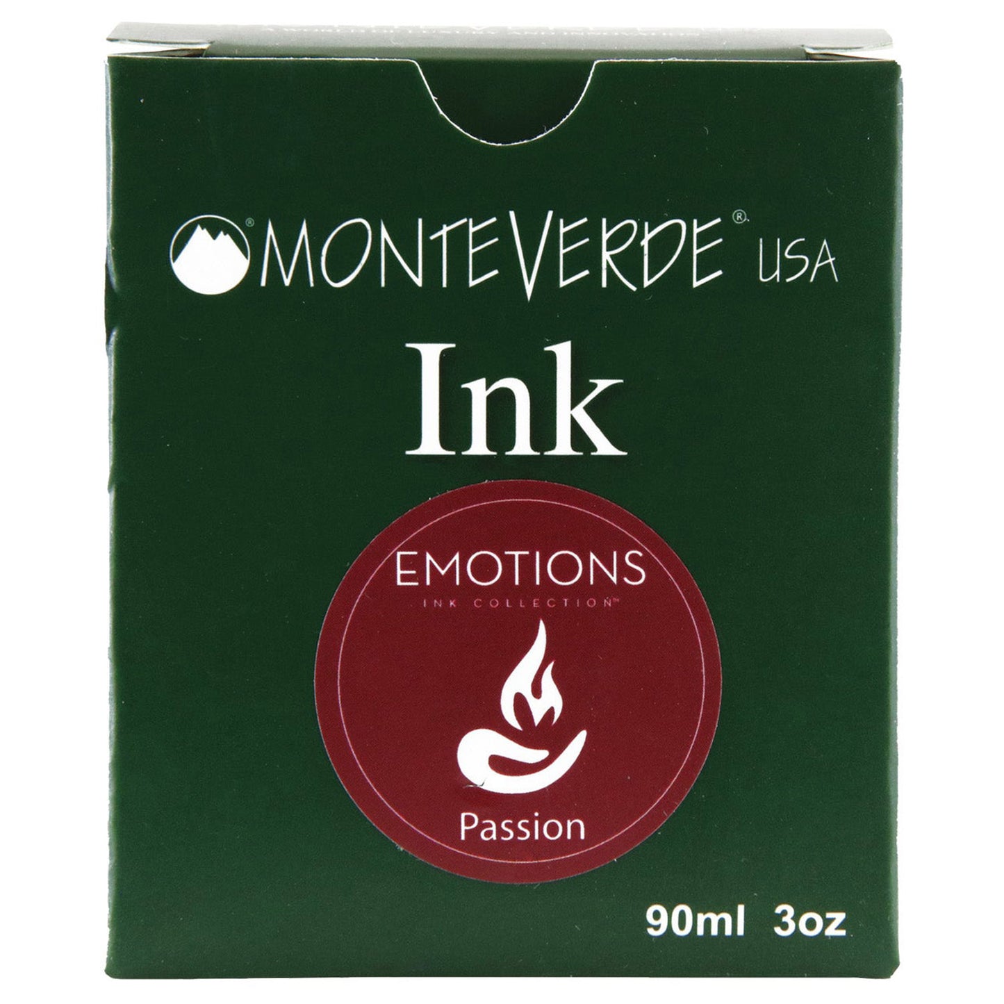 Monteverde Emotions Ink Bottle (Passion Burgundy - 90 ML) G308PB