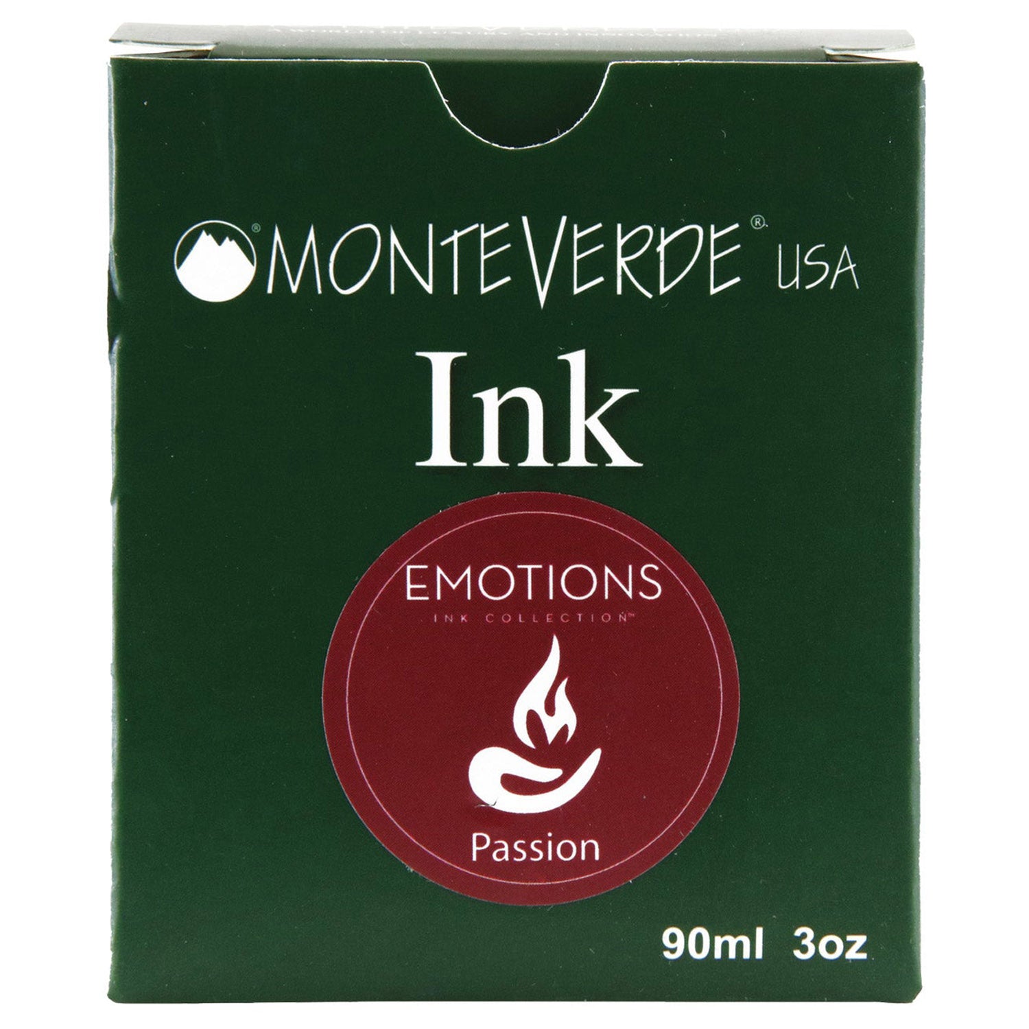 Monteverde Emotions Ink Bottle (Passion Burgundy - 90 ML) G308PB