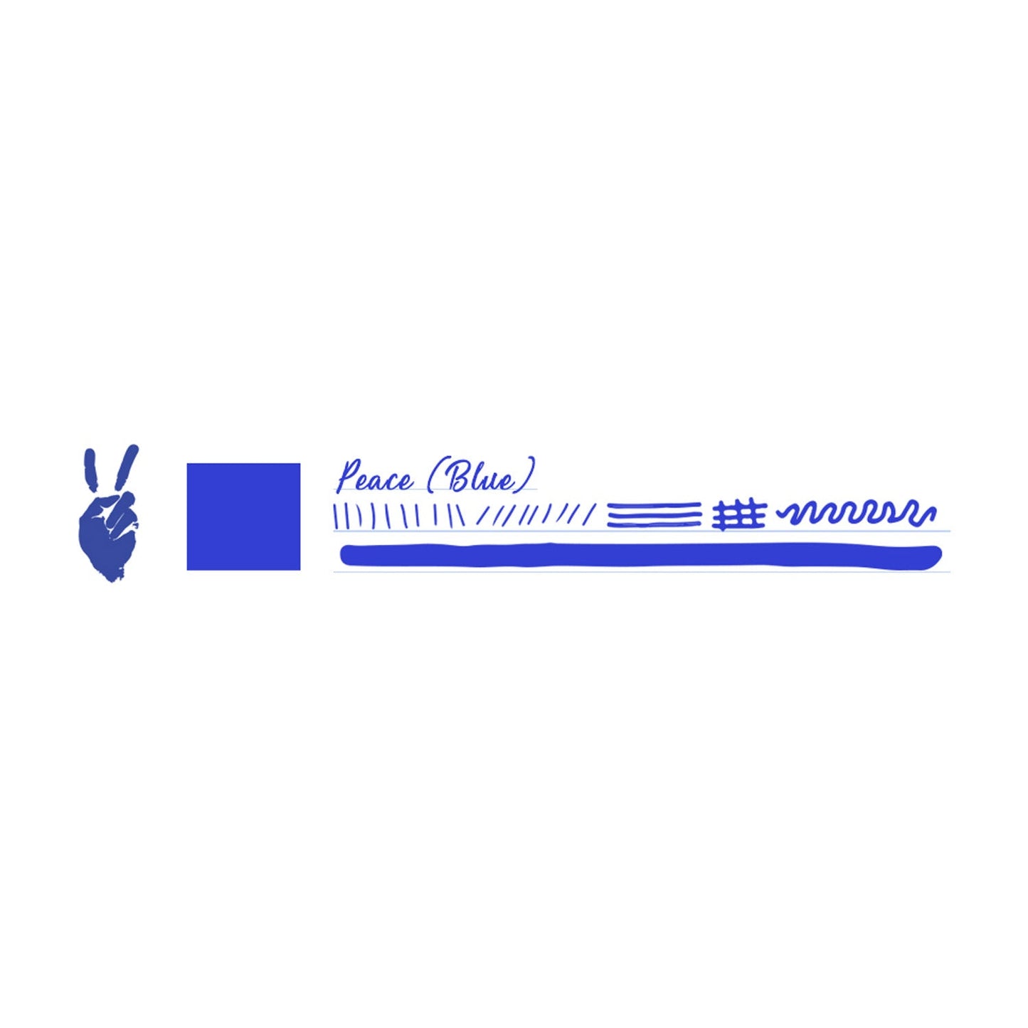 Monteverde Emotions Ink Bottle (Peace Blue - 30 ML) G309PU