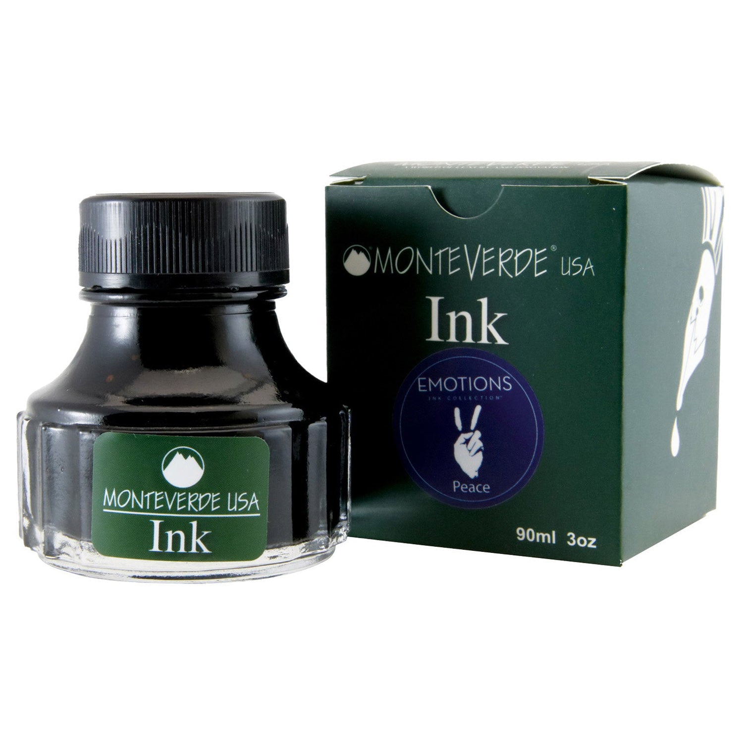 Monteverde Emotions Ink Bottle (Peace Blue - 90 ML) G308PU