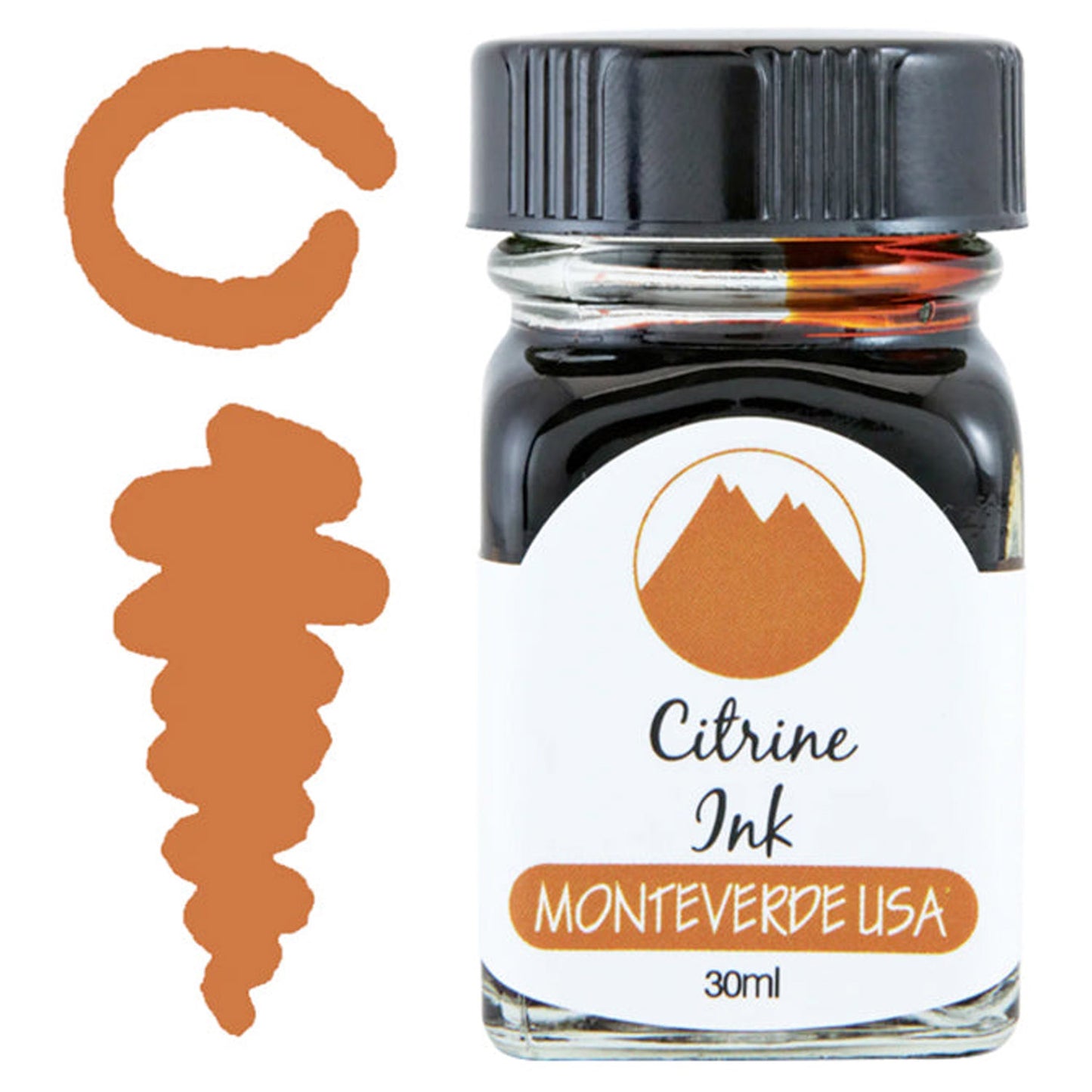 Monteverde Gemstone Ink Bottle (Citrine - 30 ML) G309CI