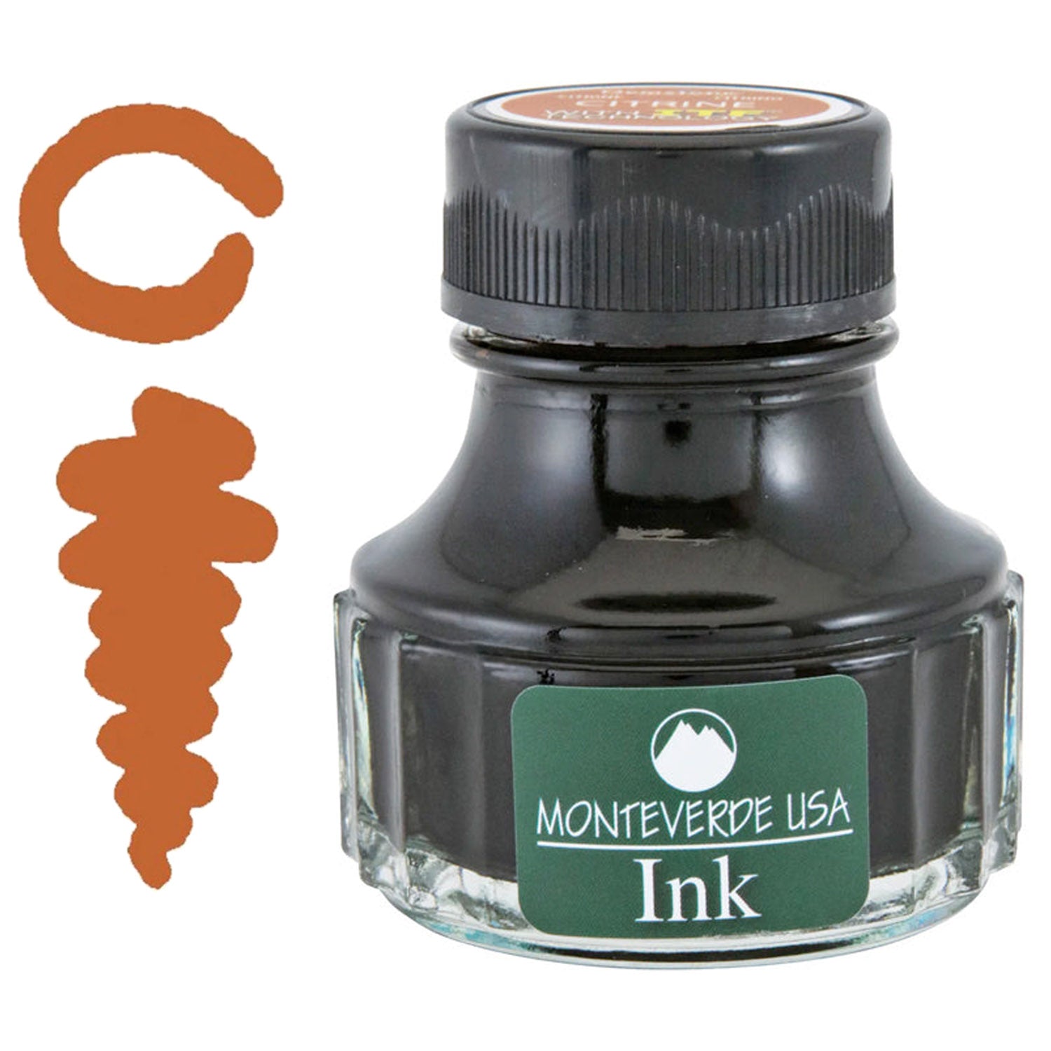 Monteverde Gemstone Ink Bottle (Citrine - 90 ML) G308CI