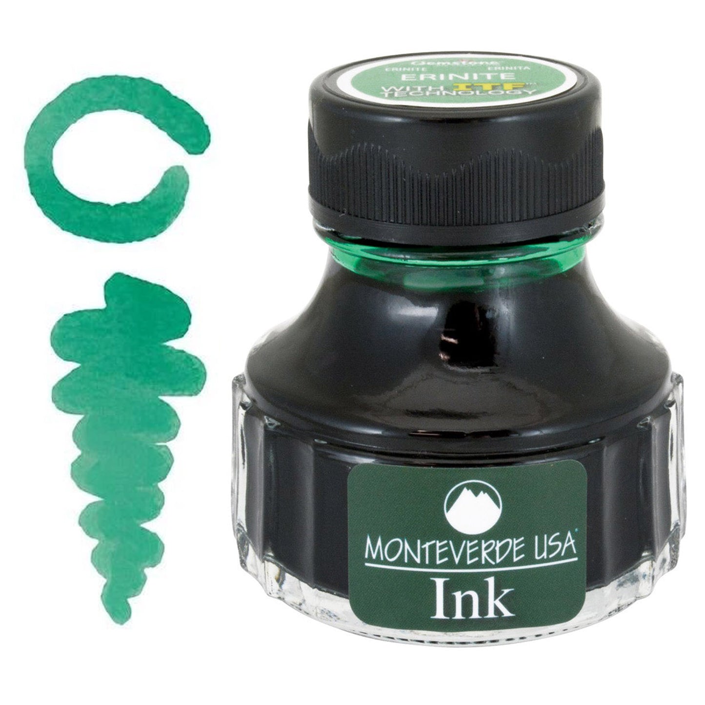 Monteverde Gemstone Ink Bottle (Erinite - 90 ML) G308ER