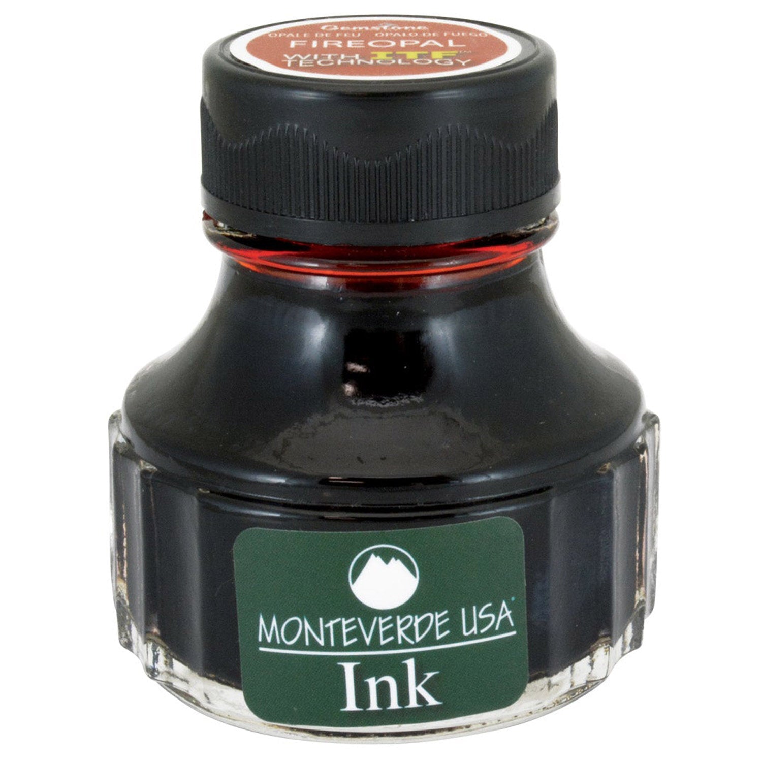 Monteverde Gemstone Ink Bottle (Fireopal - 90 ML) G308FO