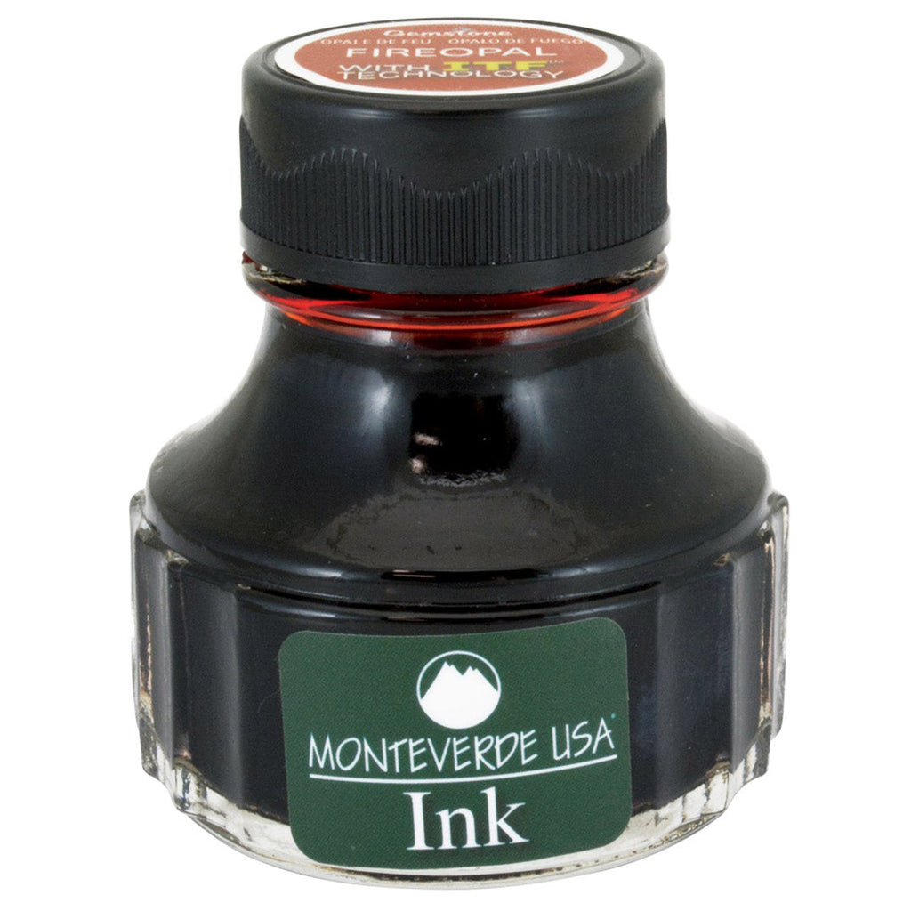 Monteverde Gemstone Ink Bottle (Fireopal - 90 ML) G308FO