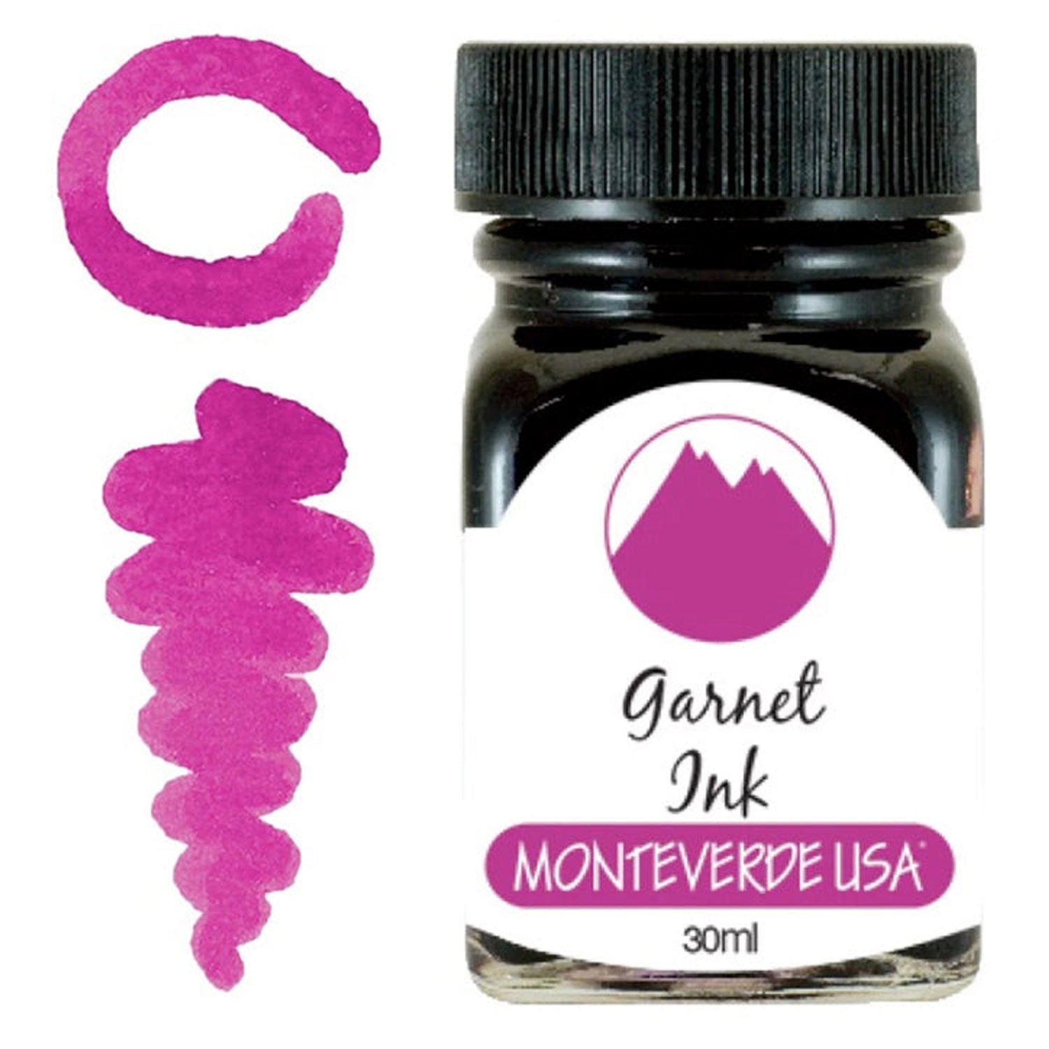Monteverde Gemstone Ink Bottle (Garnet - 30 ML) G309GA