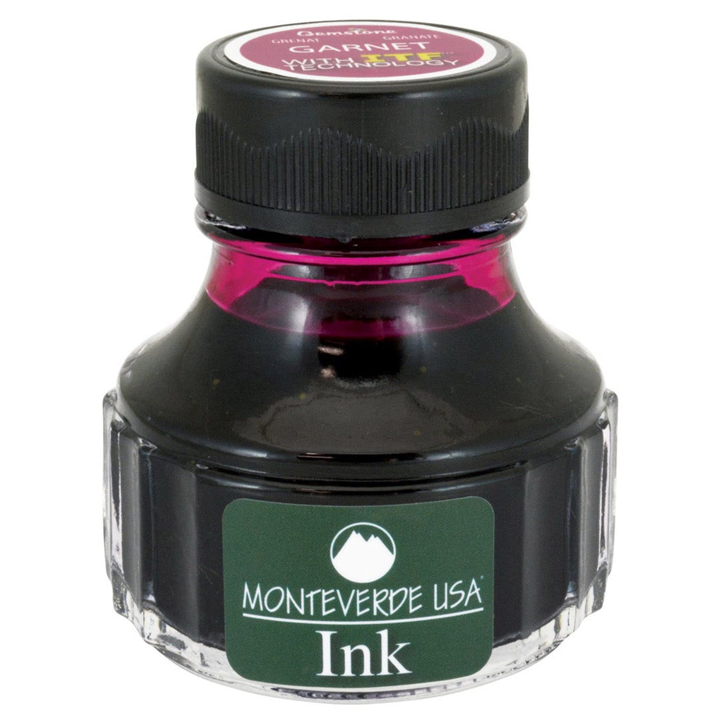 Monteverde Gemstone Ink Bottle (Garnet - 90 ML) G308GA