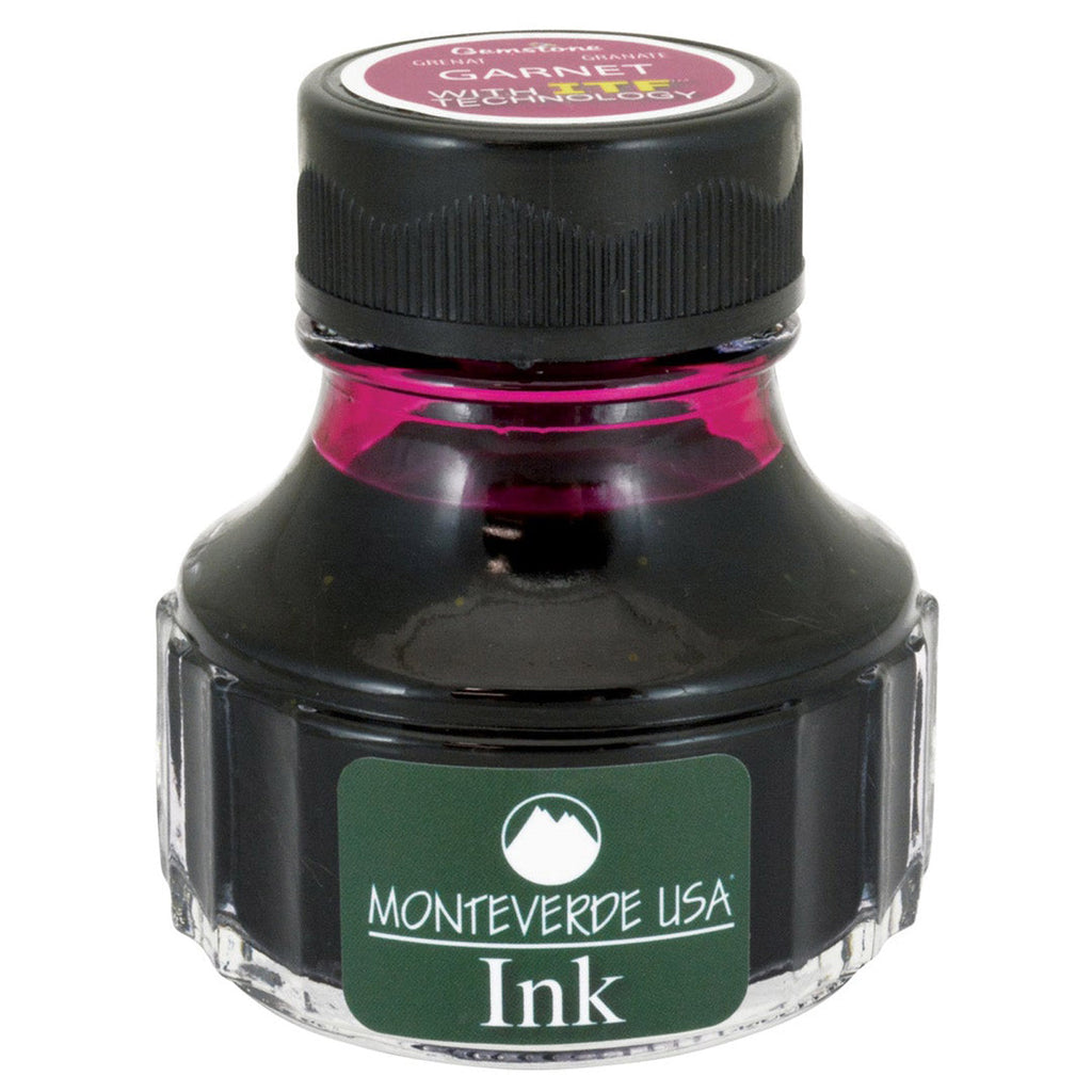 Monteverde Gemstone Ink Bottle (Garnet - 90 ML) G308GA