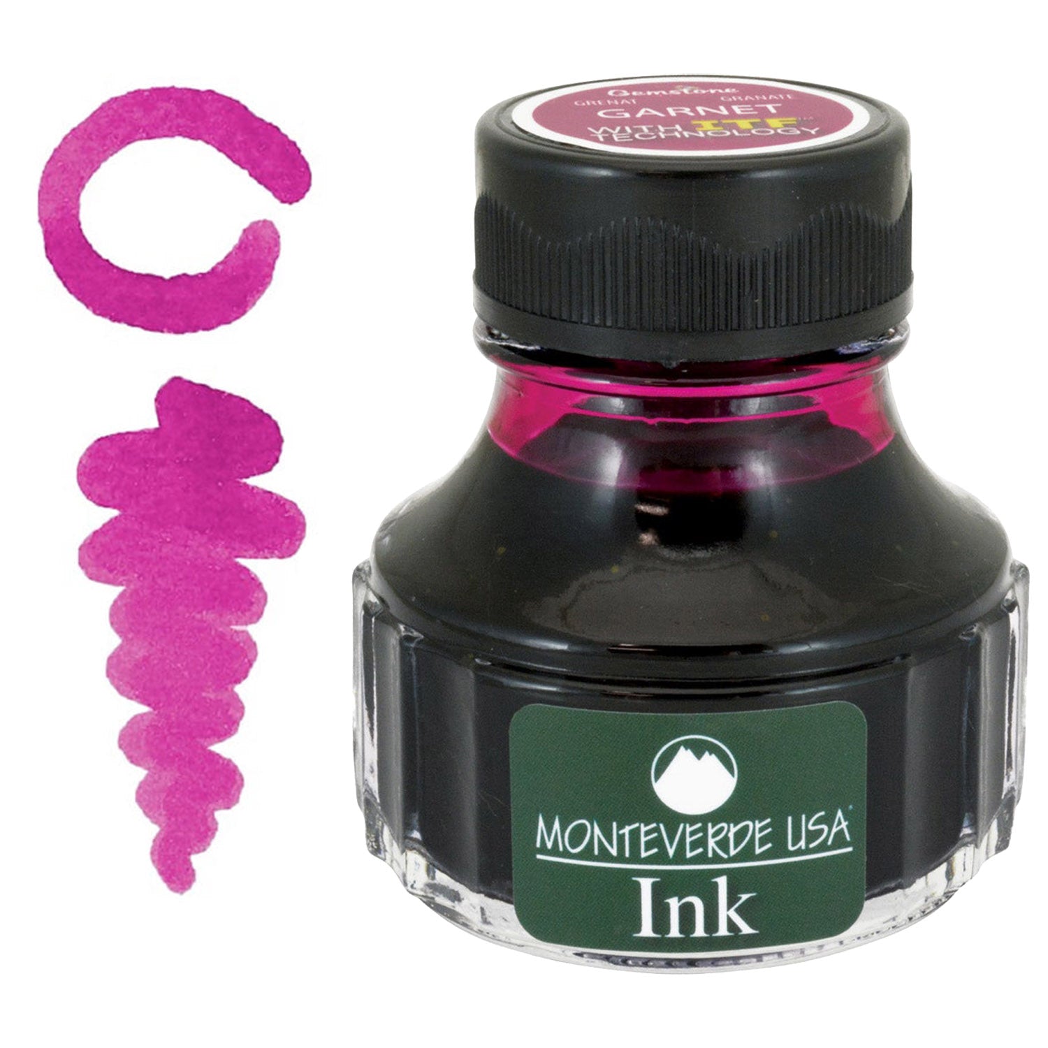 Monteverde Gemstone Ink Bottle (Garnet - 90 ML) G308GA