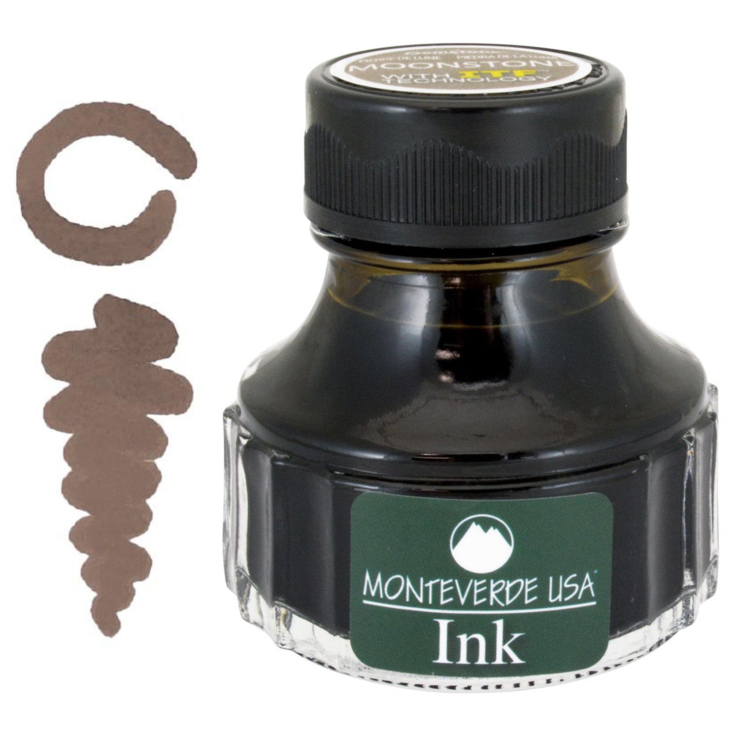 Monteverde Gemstone Ink Bottle (Moonstone - 90 ML) G308MS