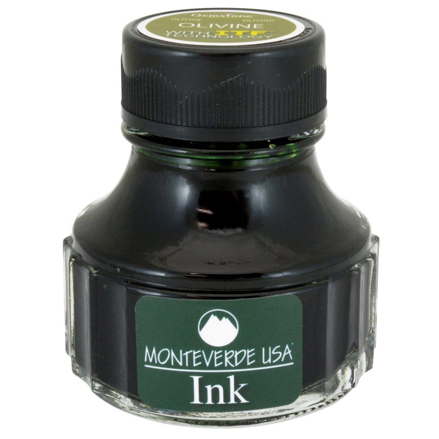Monteverde Gemstone Ink Bottle (Olivine - 90 ML) G308OL