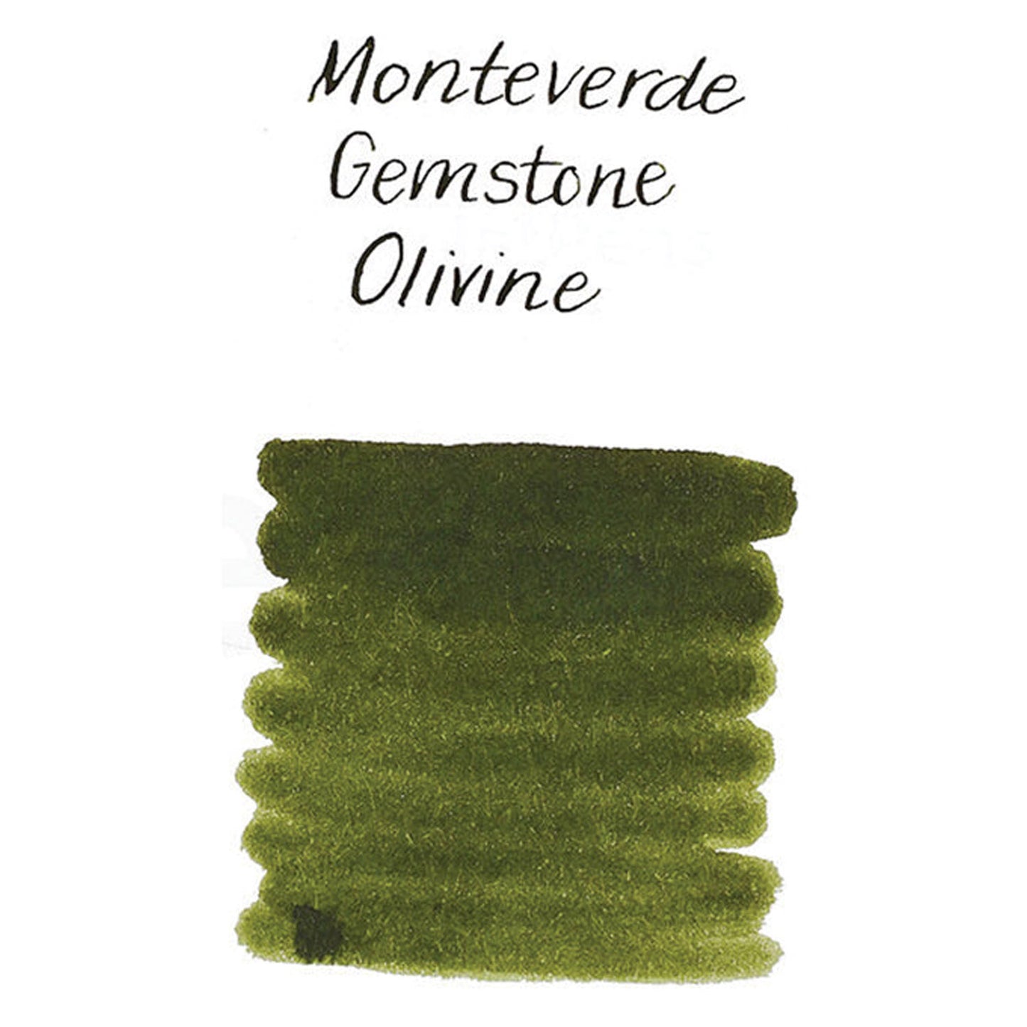 Monteverde Gemstone Ink Bottle (Olivine - 90 ML) G308OL
