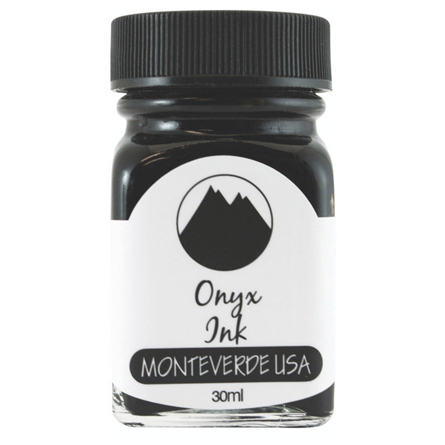 Monteverde Gemstone Ink Bottle (Onyx - 30 ML) G309OX