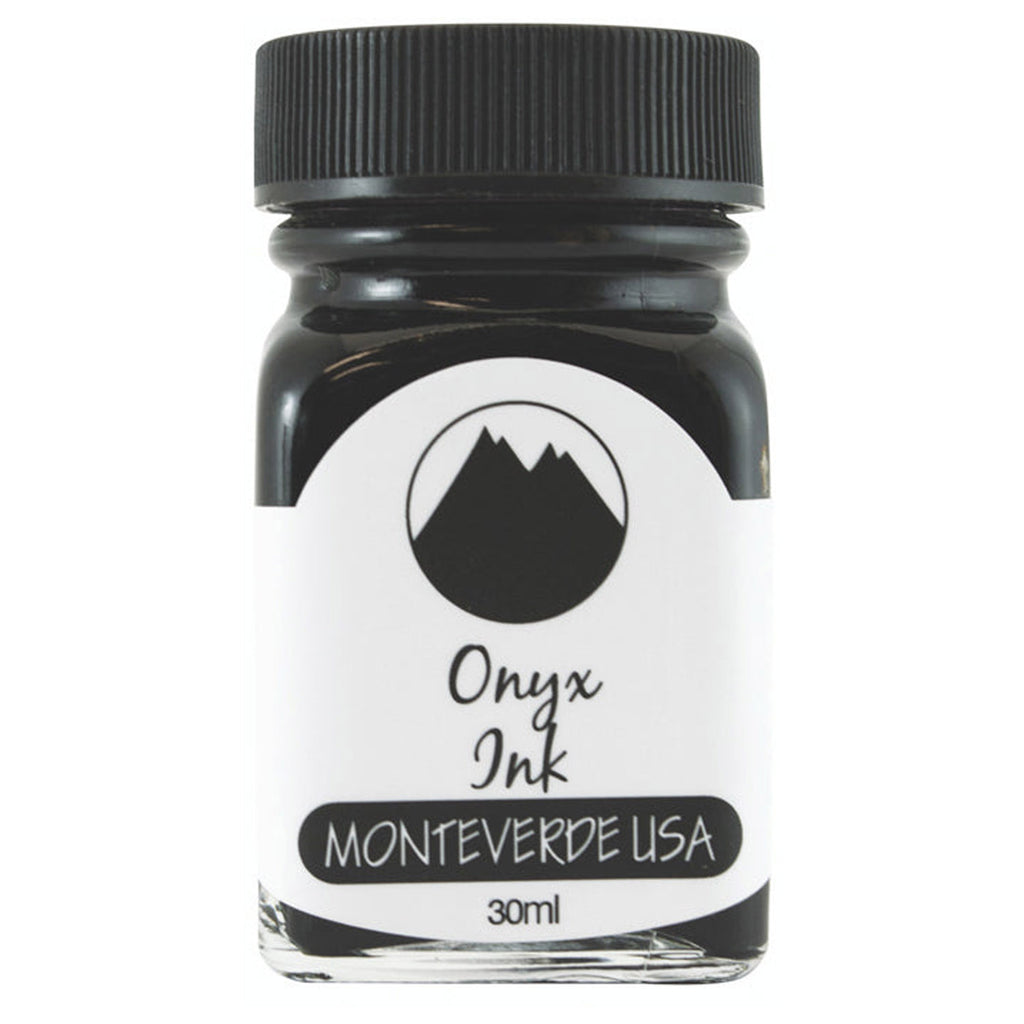 Monteverde Gemstone Ink Bottle (Onyx - 30 ML) G309OX