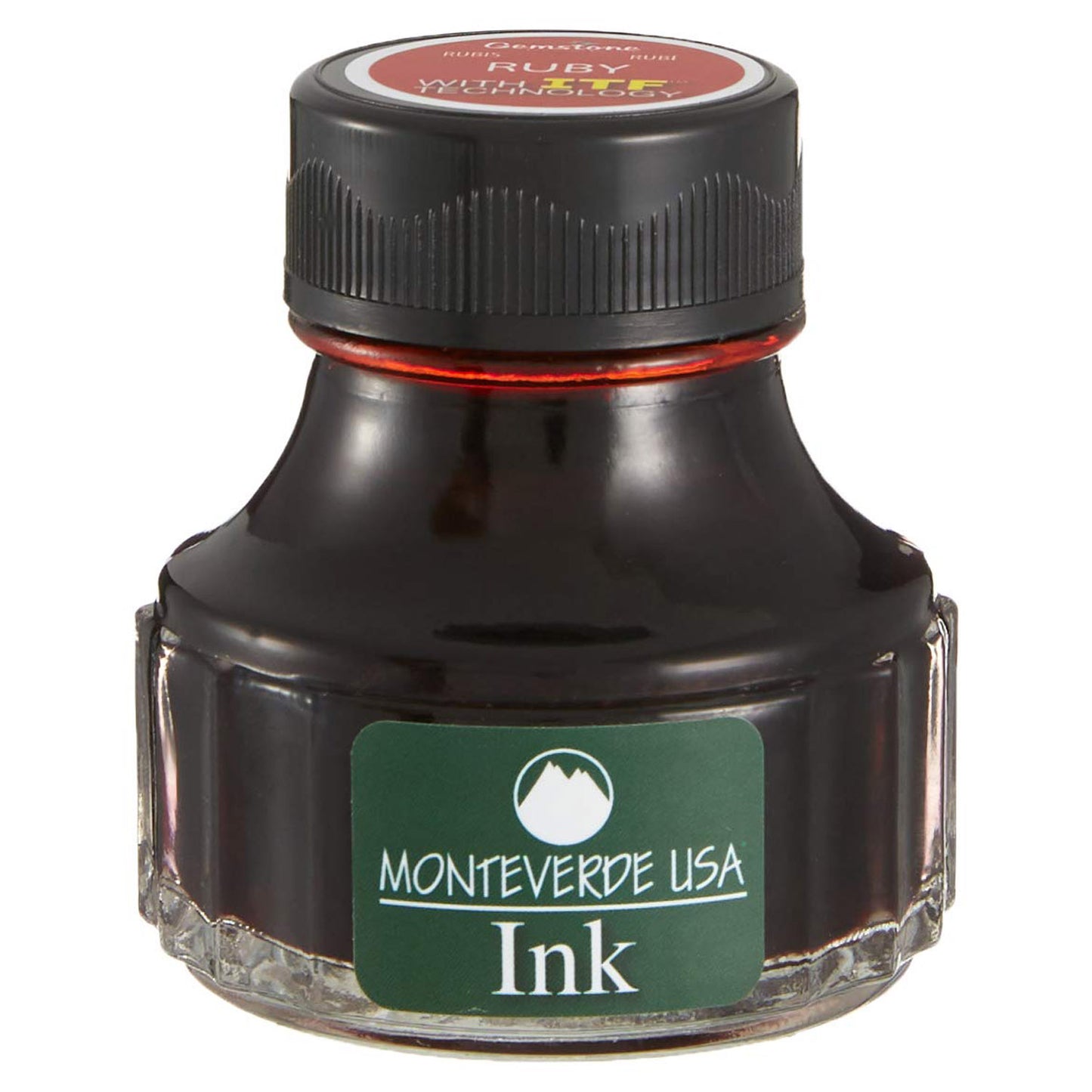 Monteverde Gemstone Ink Bottle (Ruby - 90 ML) G308RU