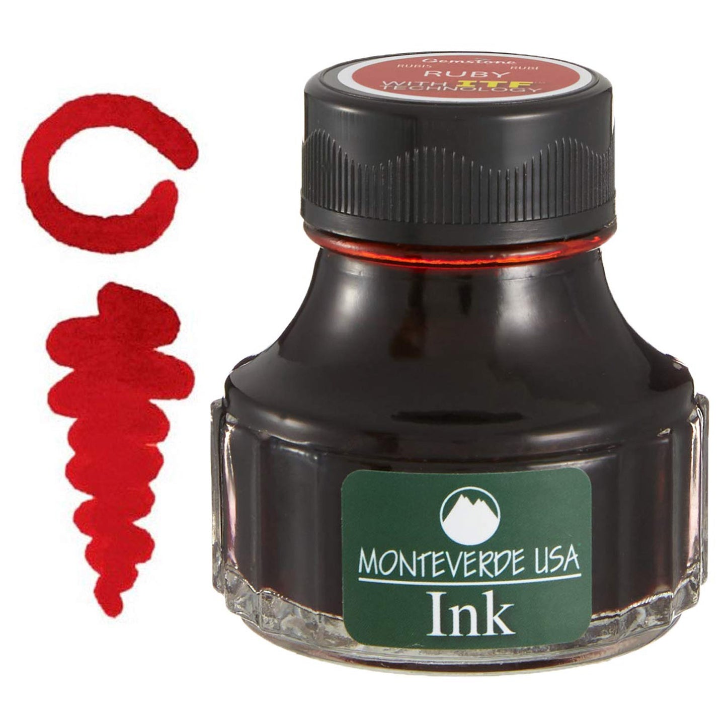 Monteverde Gemstone Ink Bottle (Ruby - 90 ML) G308RU