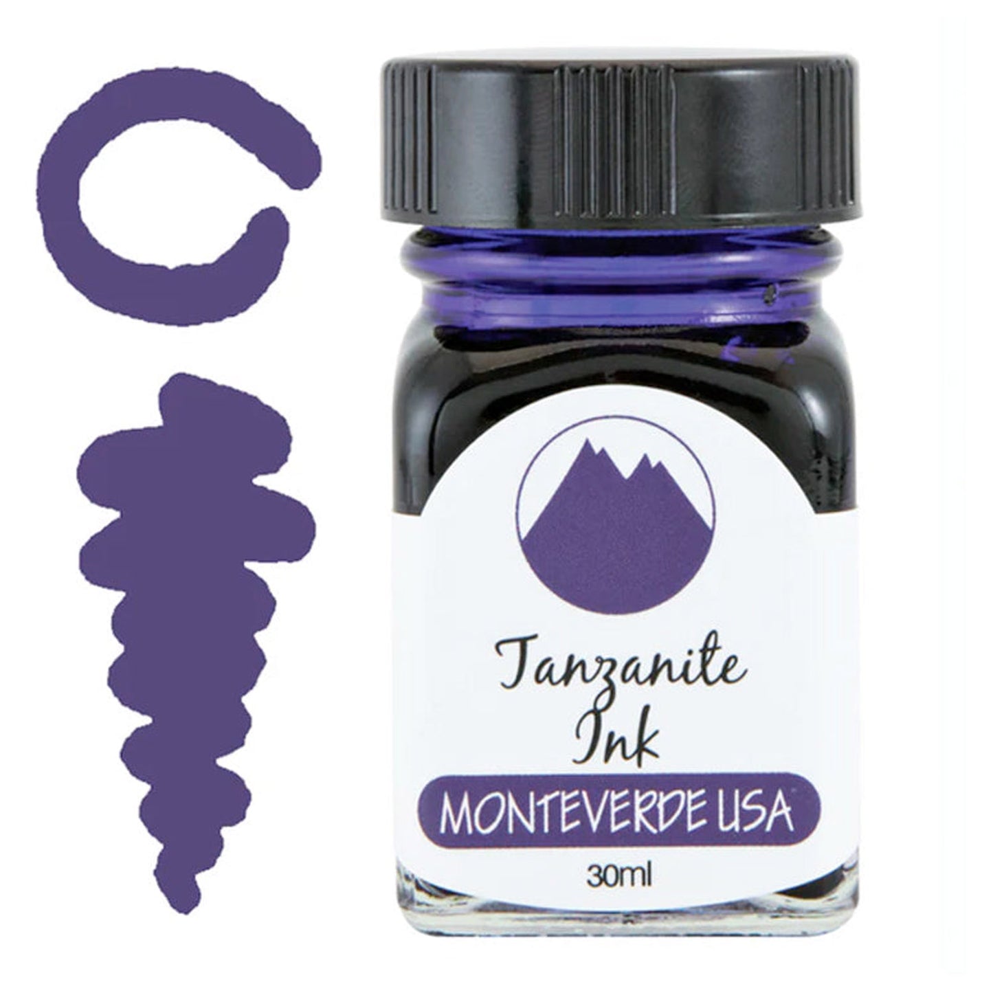 Monteverde Gemstone Ink Bottle (Tanzanite - 30 ML) G309TA