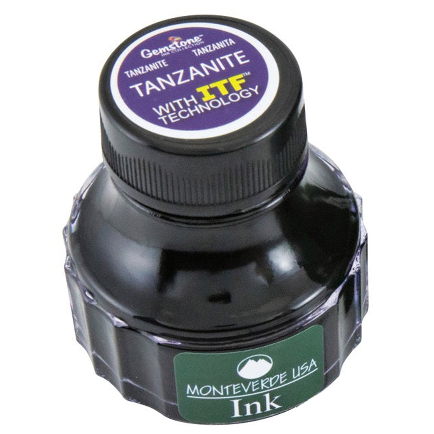 Monteverde Gemstone Ink Bottle (Tanzanite - 90 ML) G308TA