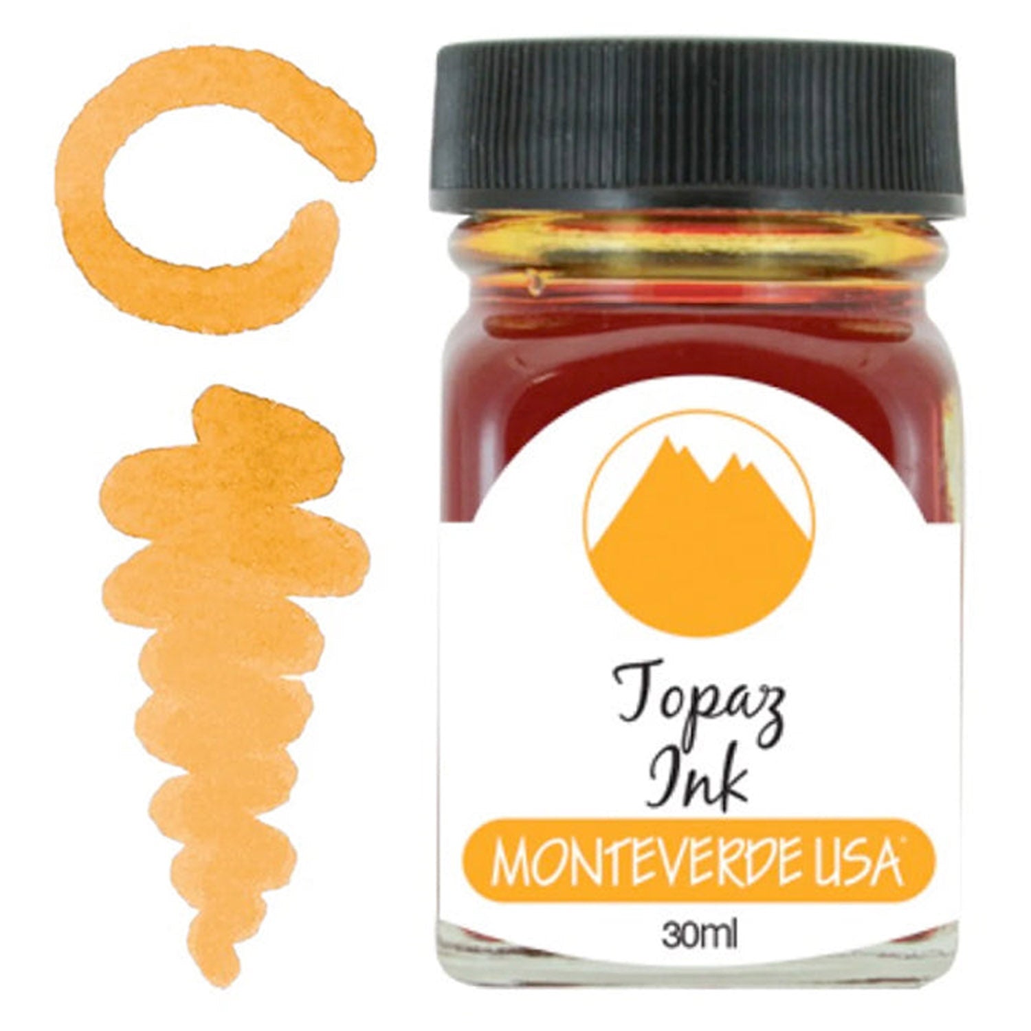 Monteverde Gemstone Ink Bottle (Topaz - 30 ML) G309TO