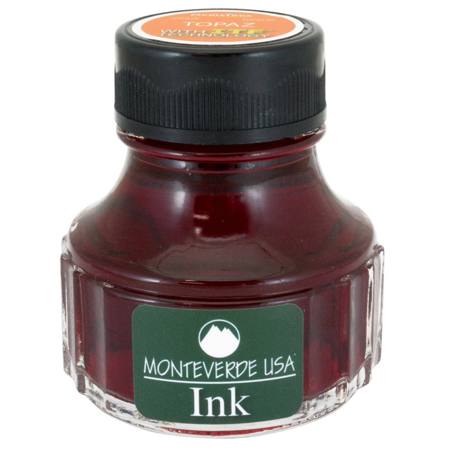 Monteverde Gemstone Ink Bottle (Topaz - 90 ML) G308TO