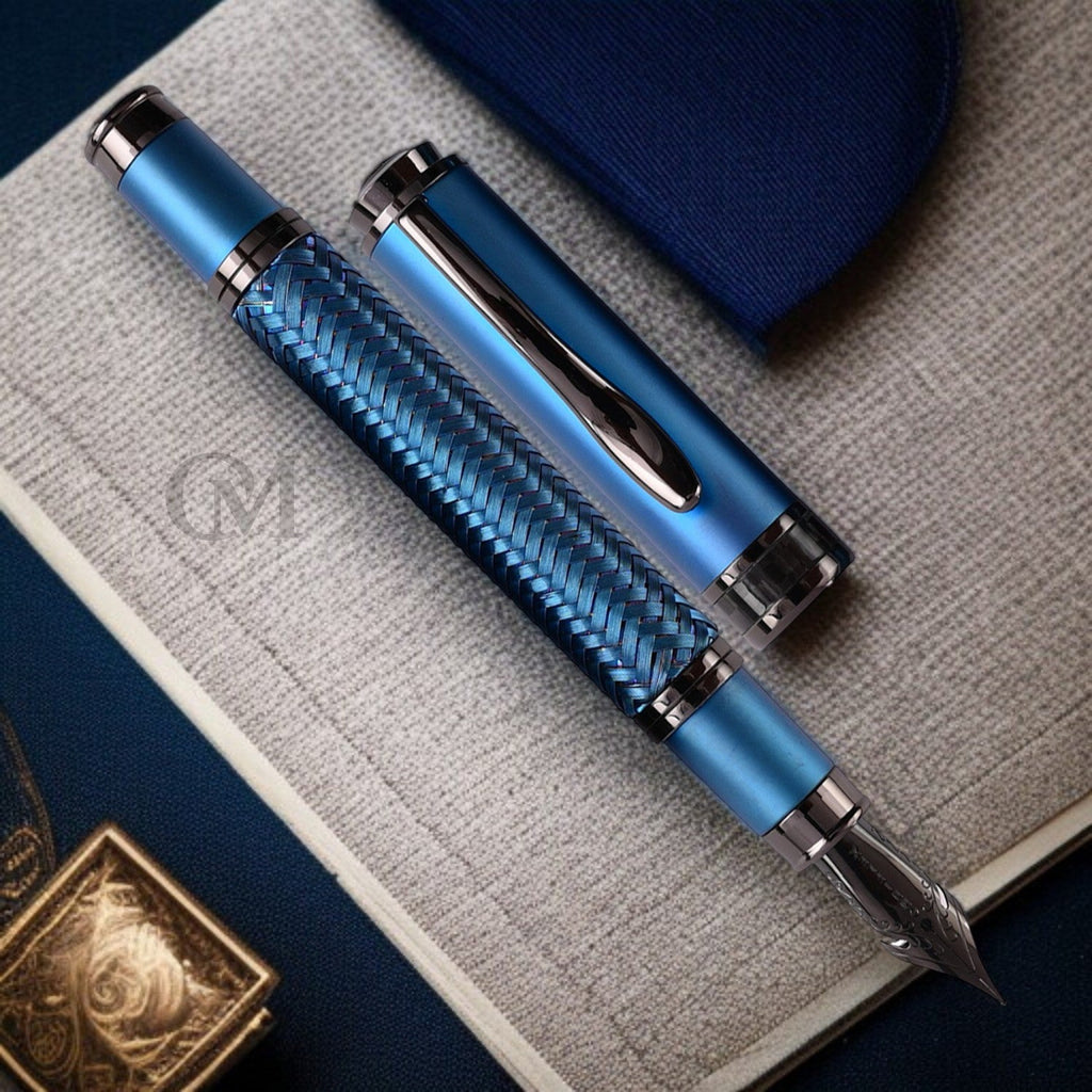 Monteverde Innova Formula M Blue PVD Fountain Pen
