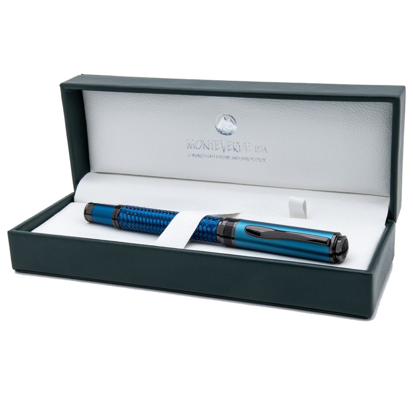 Monteverde Innova Formula M Blue PVD Fountain Pen