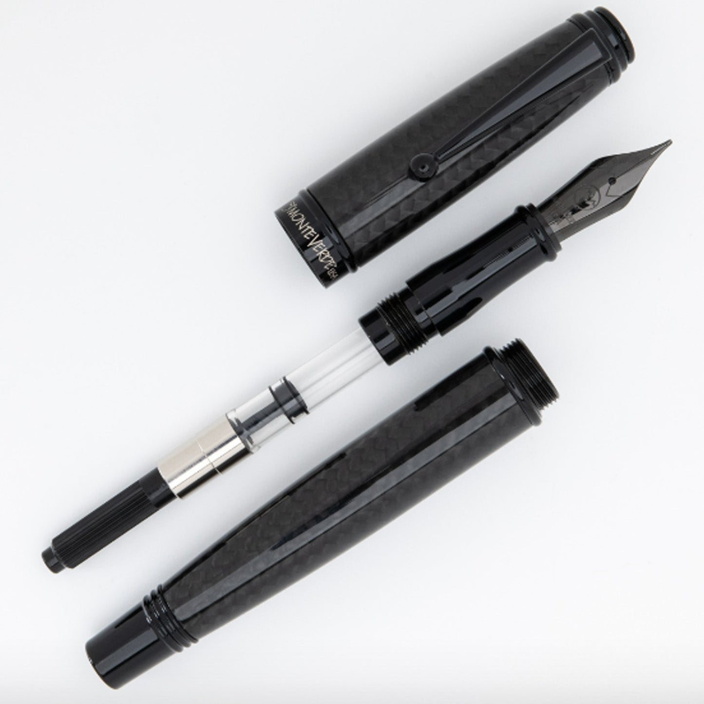 Monteverde Invincia Deluxe Black PVD Fountain Pen