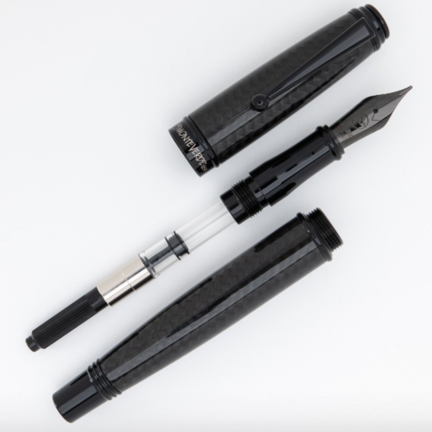 Monteverde Invincia Deluxe Black PVD Fountain Pen