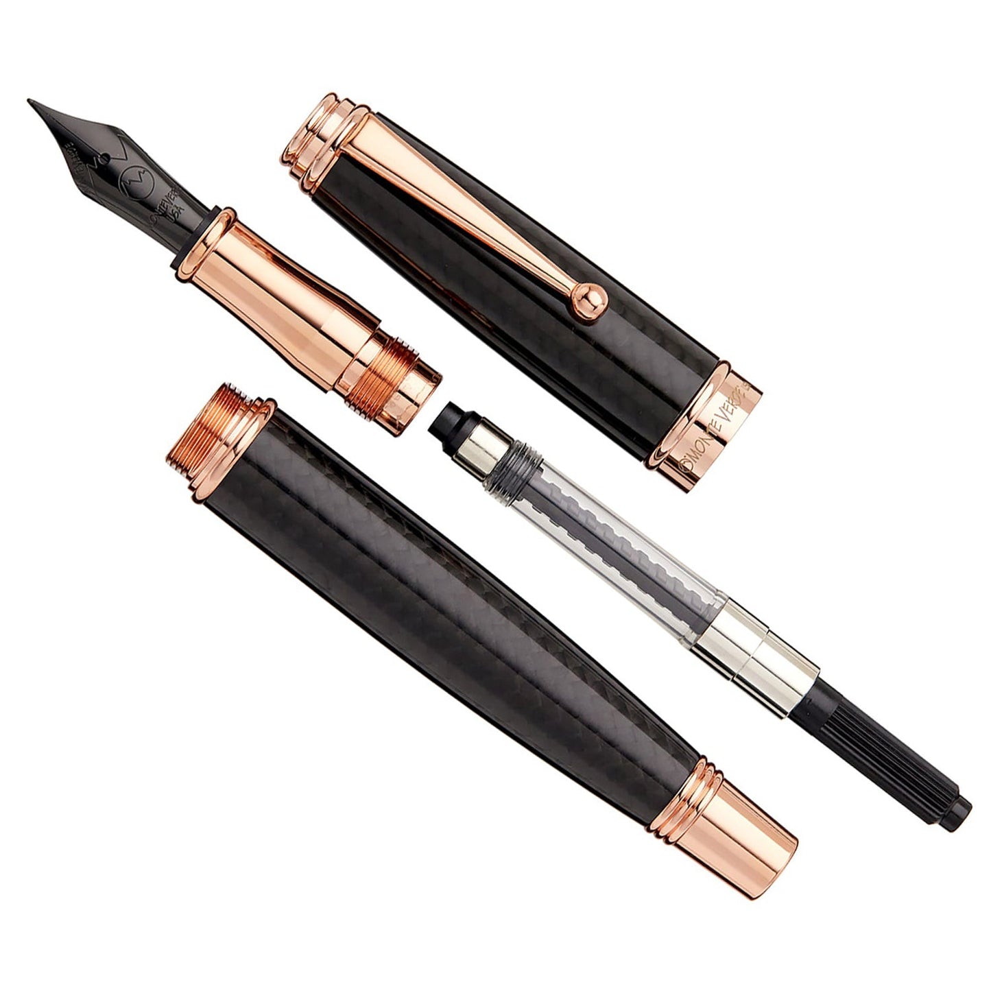 Monteverde Invincia Deluxe Black RGT Fountain Pen