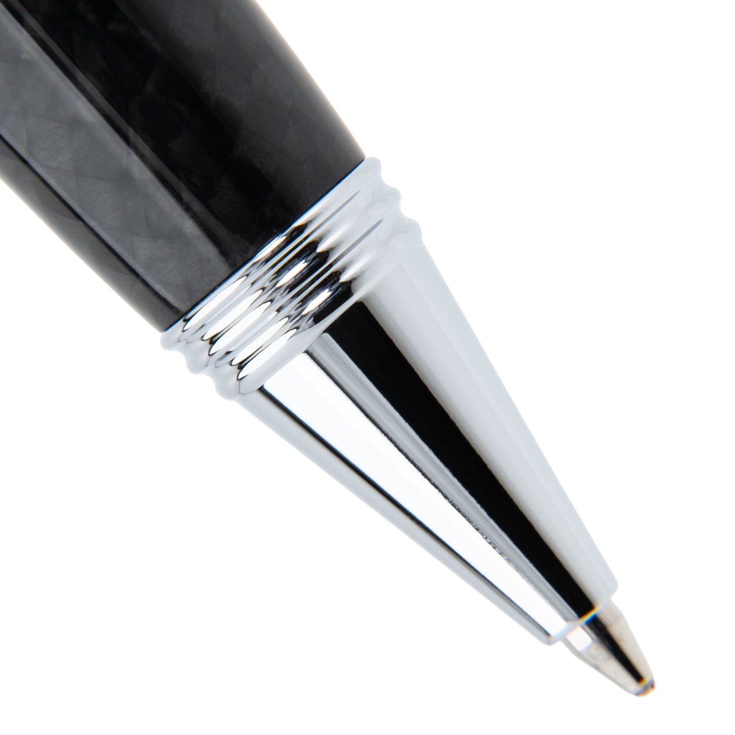 Monteverde Invincia Chrome/Carbon Fiber CT Ballpoint Pen MV40063