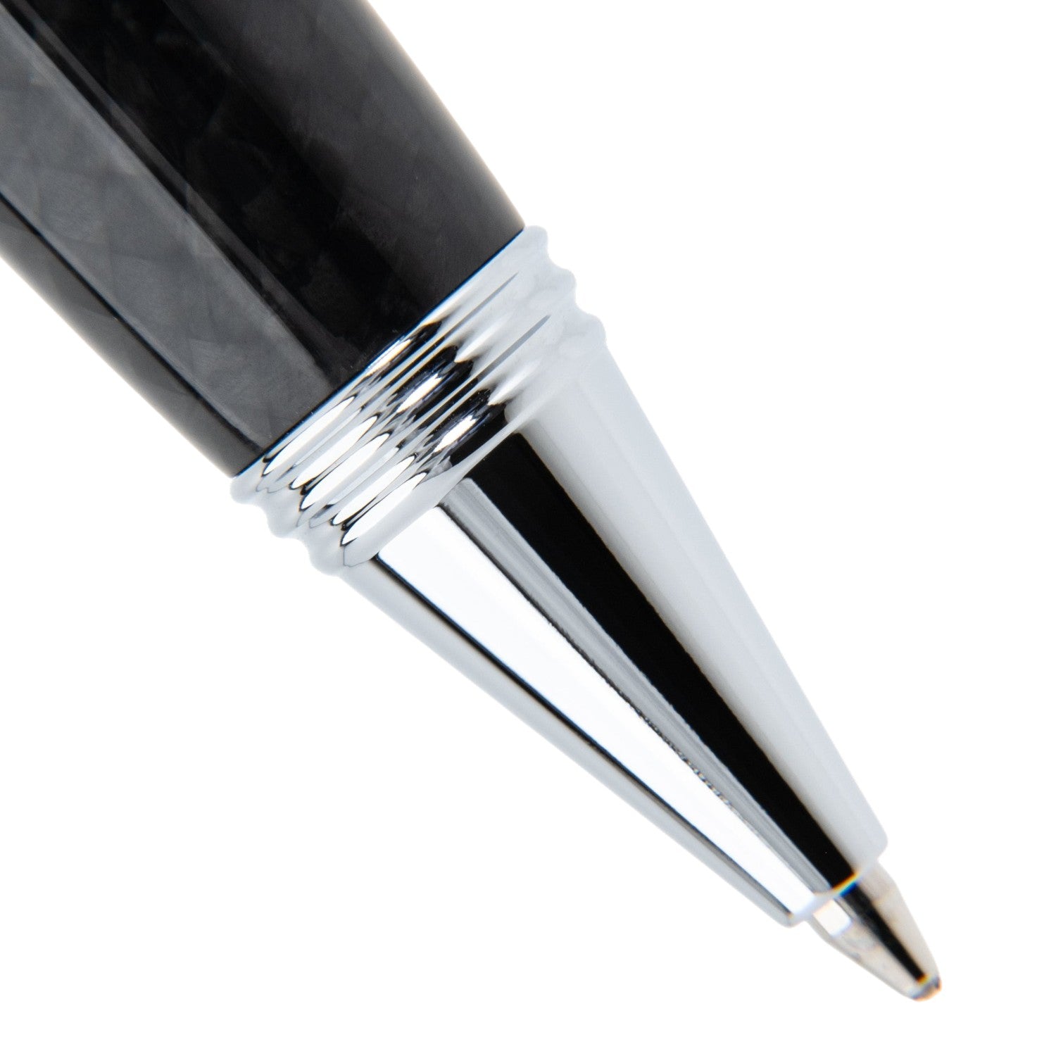 Monteverde Invincia Chrome/Carbon Fiber CT Ballpoint Pen MV40063